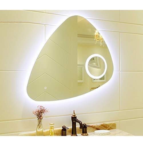 LED Bathroom Mirror with Touch Button - Frameless Backlit Vanity Mirror for Makeup & Shaving