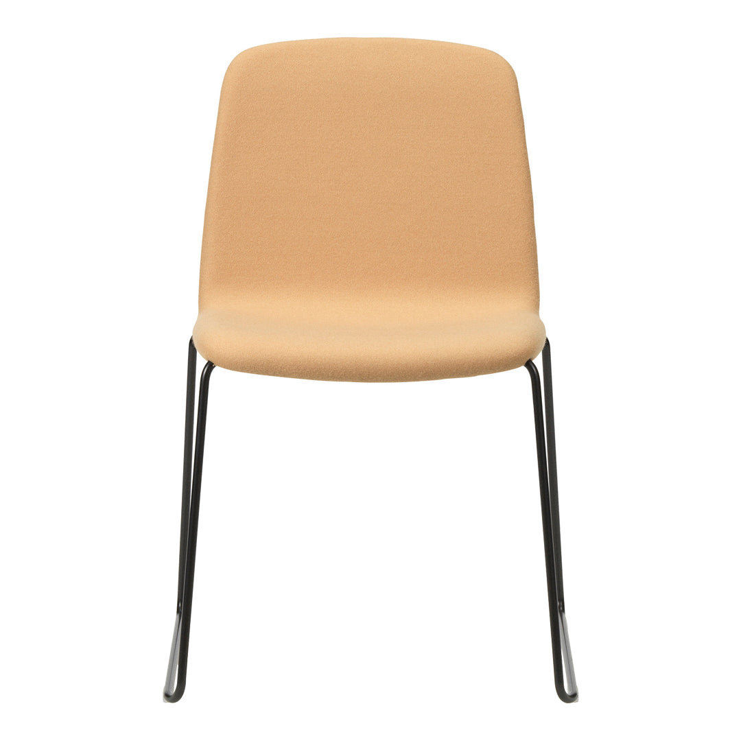 Just Chair - Premium Steel Fully Upholstered Stackable Chair for Office, Dining Room & Conference | Durable & Comfortable Seating Solution