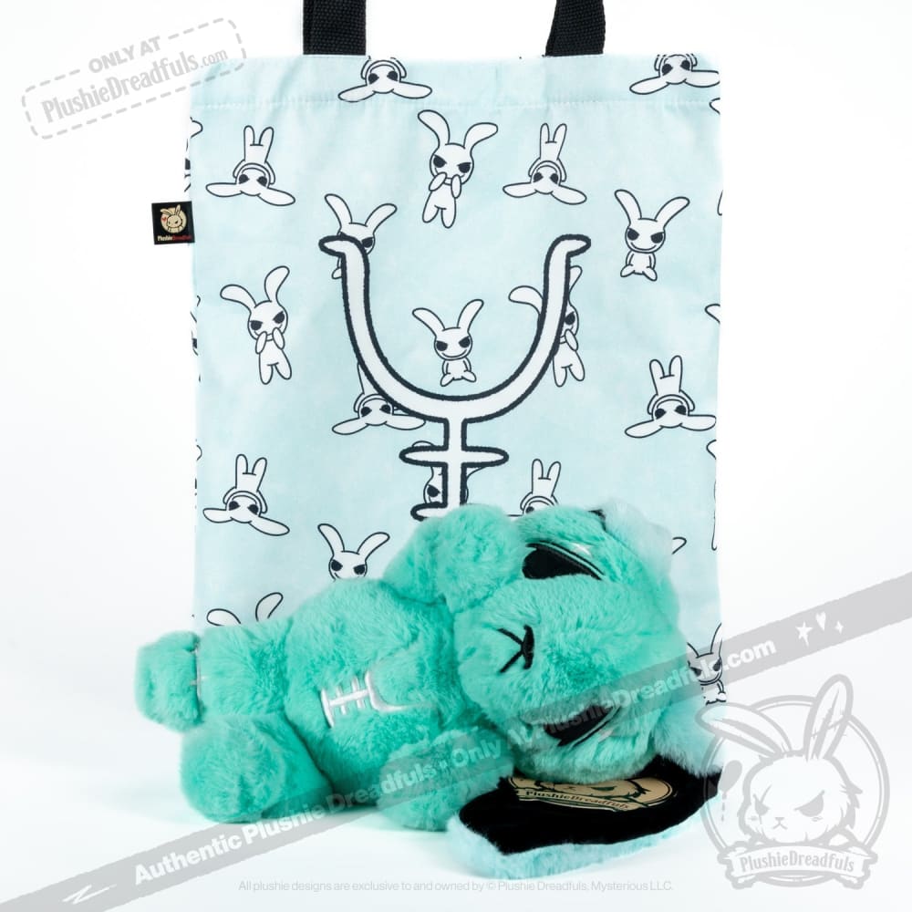 Plushie Dreadfuls Anxiety Rabbit Stuffed Animal - Teal Limited Edition Soft Plush Toy for Stress Relief & Emotional Support | Perfect Gift for Anxiety Sufferers, Therapy Comfort & Bedroom Decor