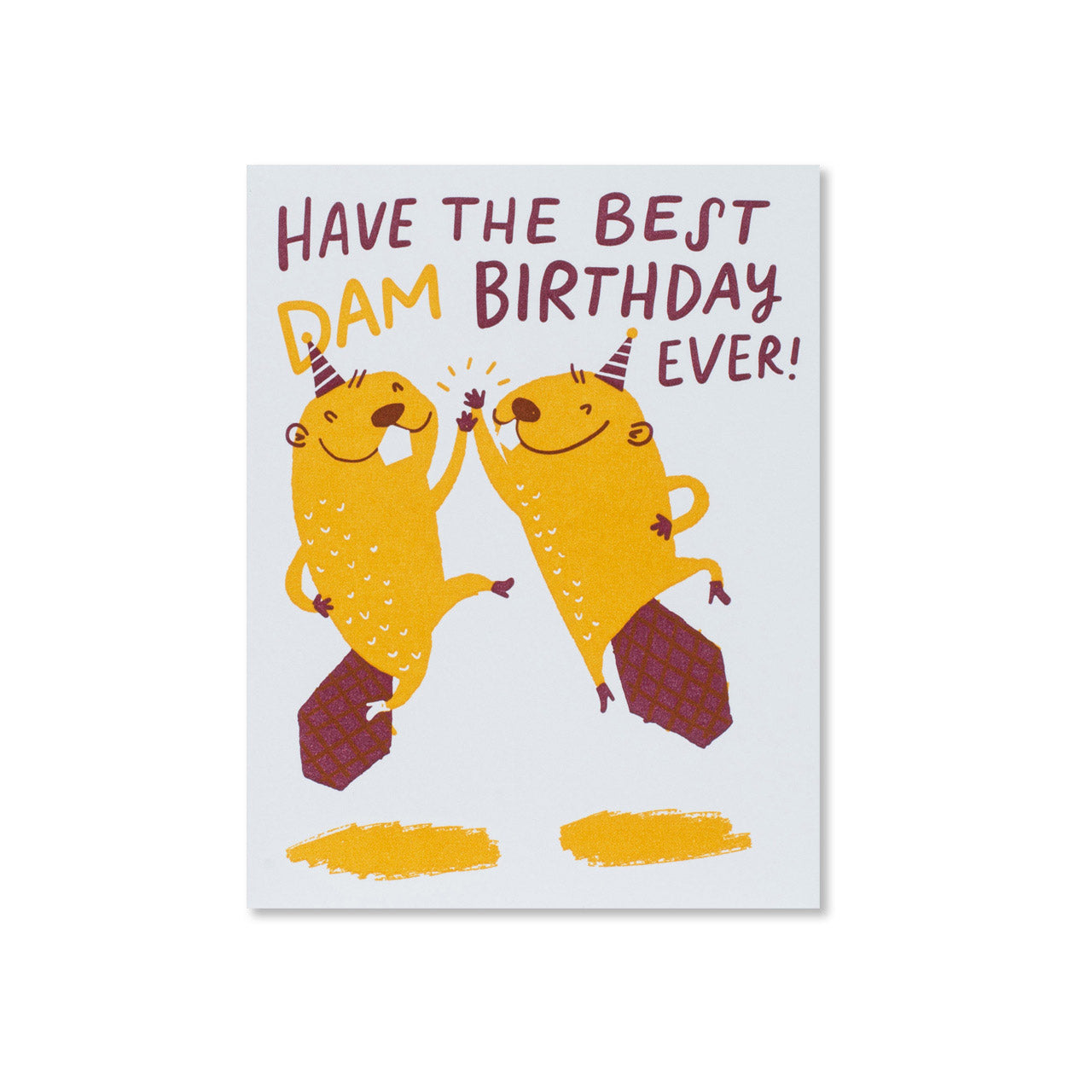 Best Dam Birthday Card - Funny & Unique Birthday Greeting Card for Friends & Family - Perfect for Birthdays, Parties & Special Occasions