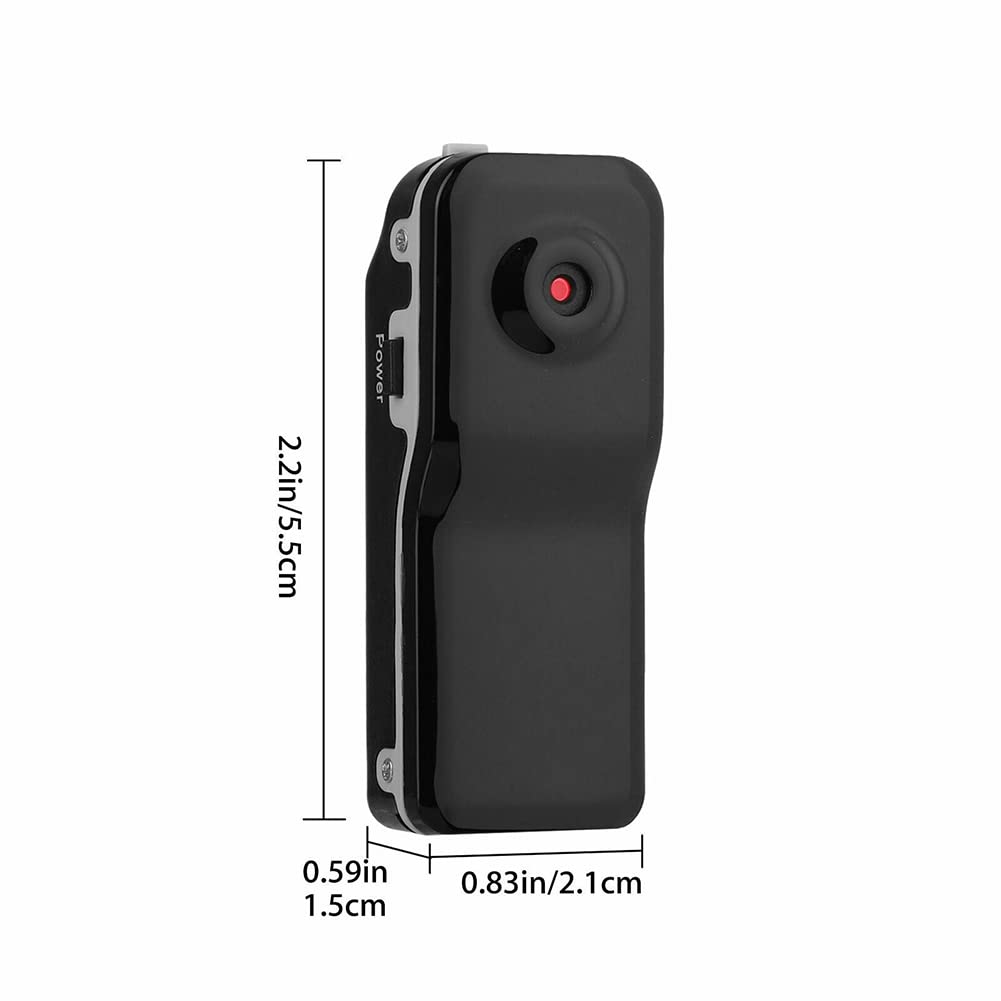 KIMISS Mini HD Video Camera - 1080P DV Camcorder, Webcam, Sports Helmet & Bike Action Camera for Vlogging, Cycling, Motorcycle Riding & Outdoor Adventures