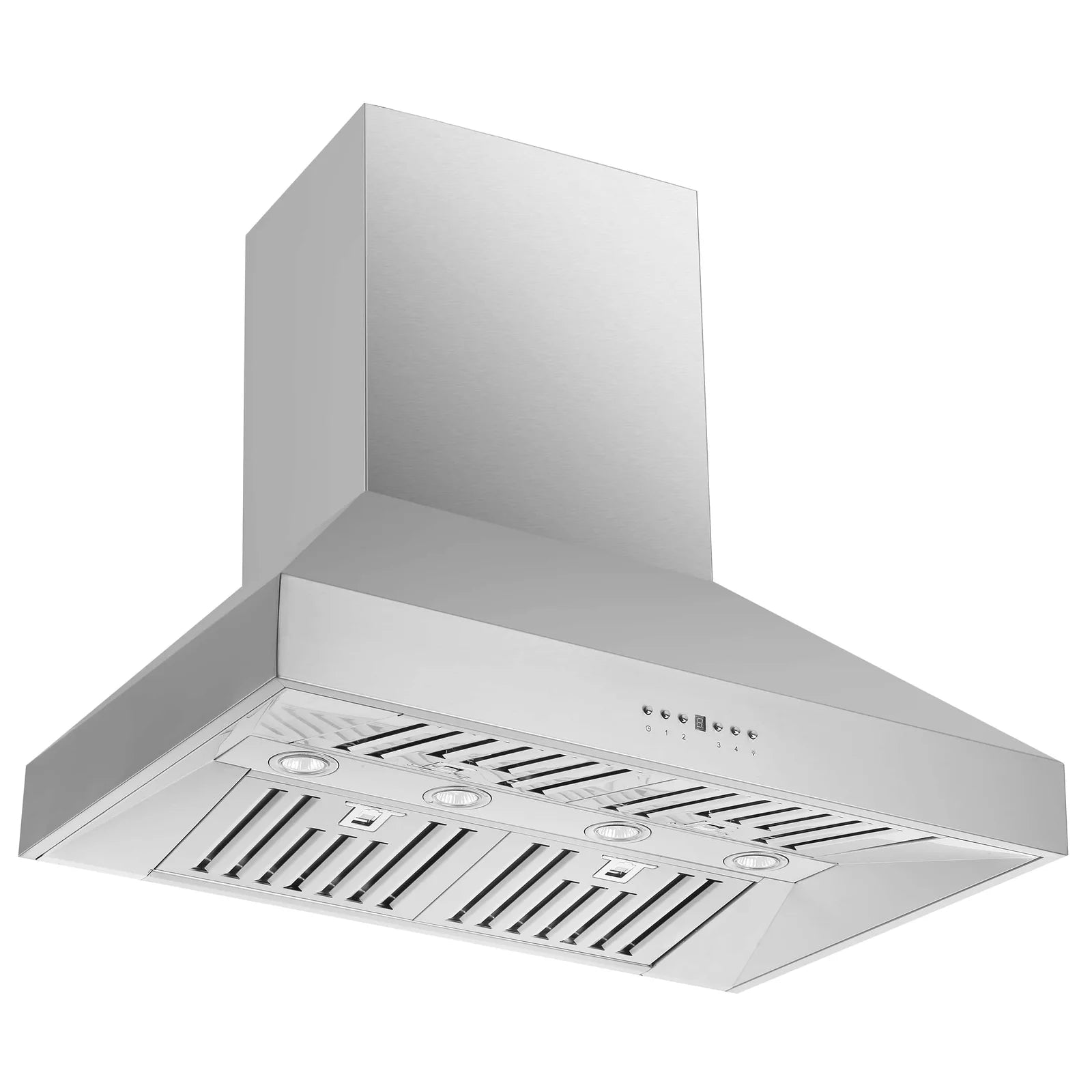 Forno Orvieto 36 Inch 1200 CFM Stainless Steel Wall Mount Range Hood - FRHWM5094 - Powerful Kitchen Ventilation for Smoke & Odor Removal - Perfect for Home Chefs & Modern Kitchens
