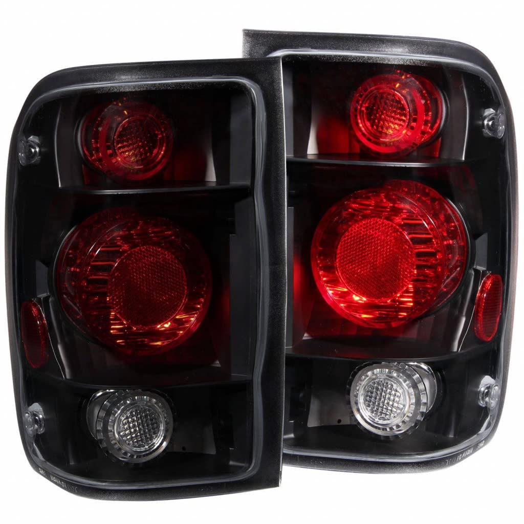 ANZO Dark Smoke G2 LED Tail Lights for 1998-2000 Ford Ranger | Replacement Brake Lights | Off-Road & Street Legal Lighting Upgrade
