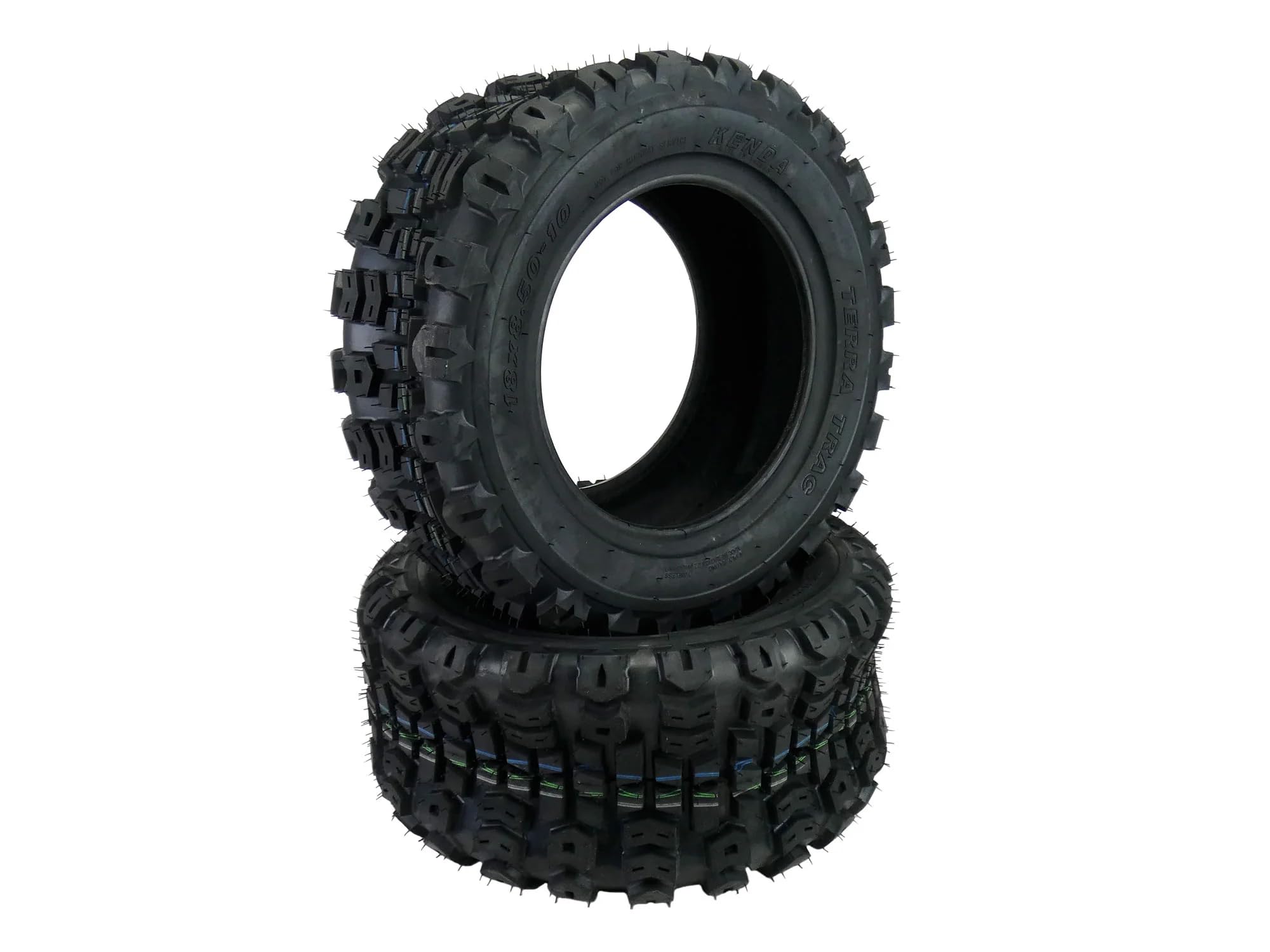 (2) 18x8.50-10 K502 Terra Trac Heavy Duty 4 Ply Tires - Durable ATV/Lawn Tractor Tires for Off-Road, Farm & Landscaping Use
