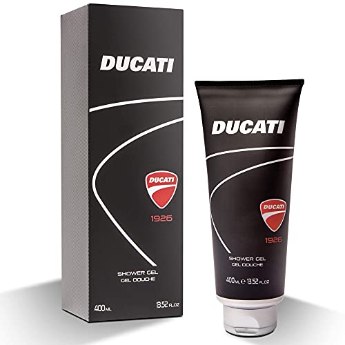 Ducati Men's Refreshing Shower Gel & Body Wash - 300mL Hydrating Soap for Men (1926) | Post-Workout & Daily Cleansing for Active Lifestyles