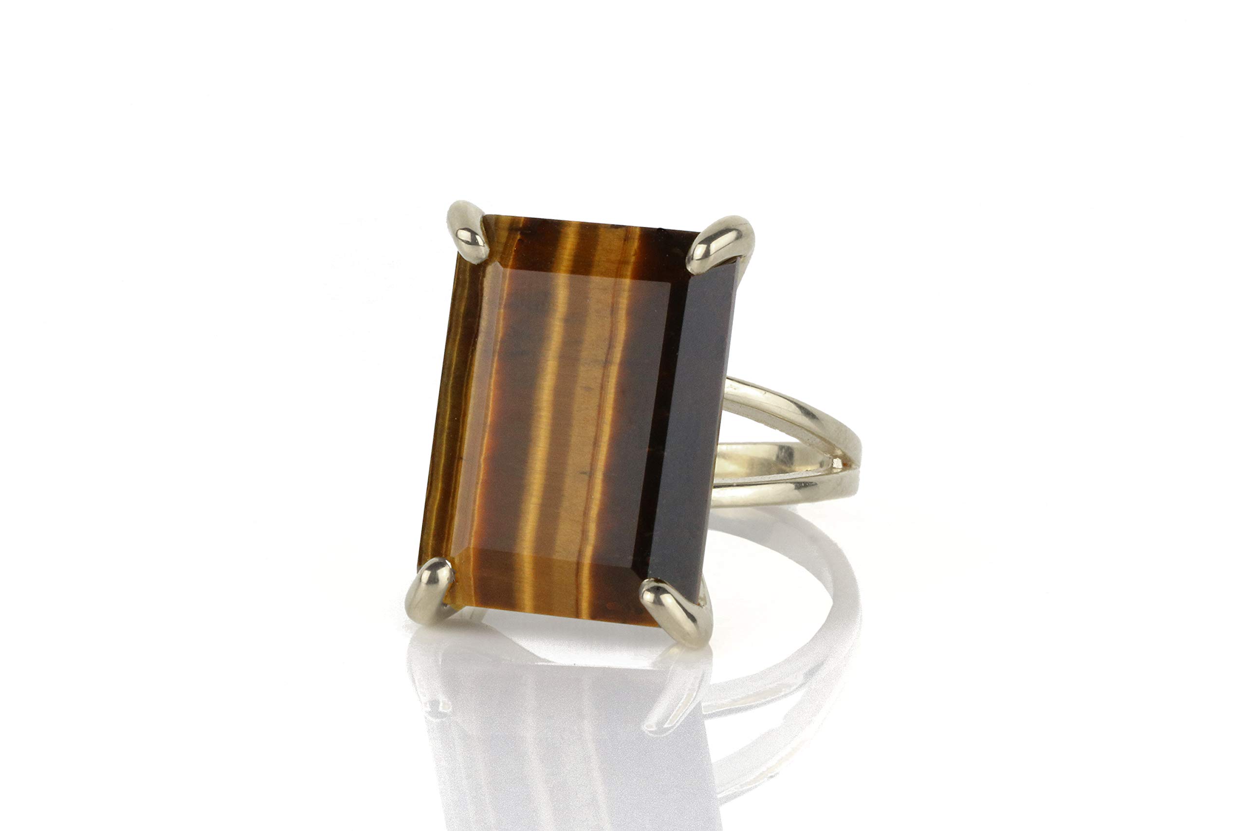 Handmade Tiger Eye Silver Ring - Bohemian Jewelry for Women | Everyday Fashion & Gifts