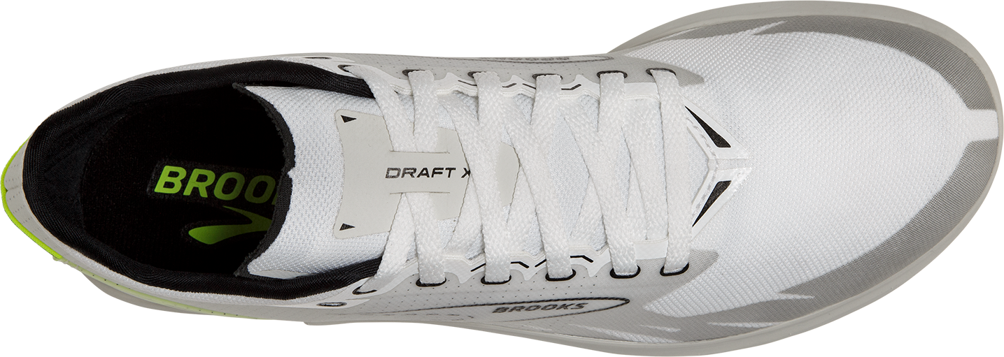 Unisex Draft XC Running Spikes - White/Black/Nightlife - Lightweight Track & Field Shoes for Cross Country Racing & Training