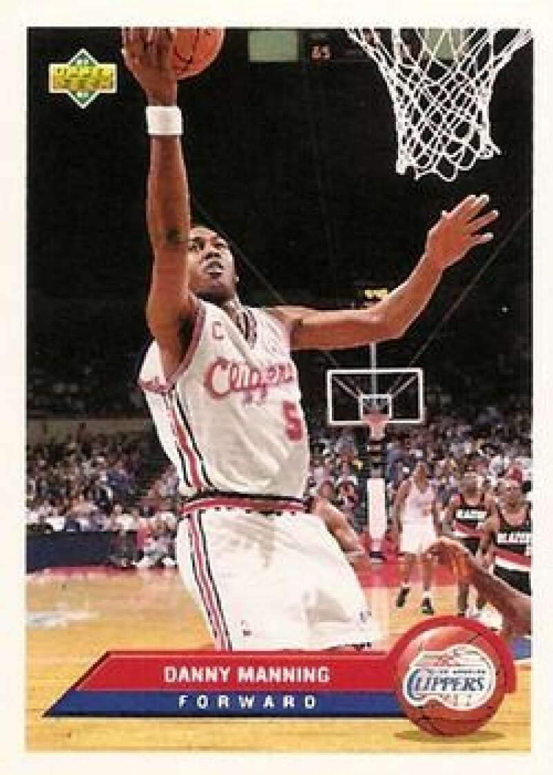 1992-93 Upper Deck McDonald's Danny Manning #P20 NBA Basketball Trading Card - Los Angeles Clippers Collectible for Sports Memorabilia Fans & Card Investors