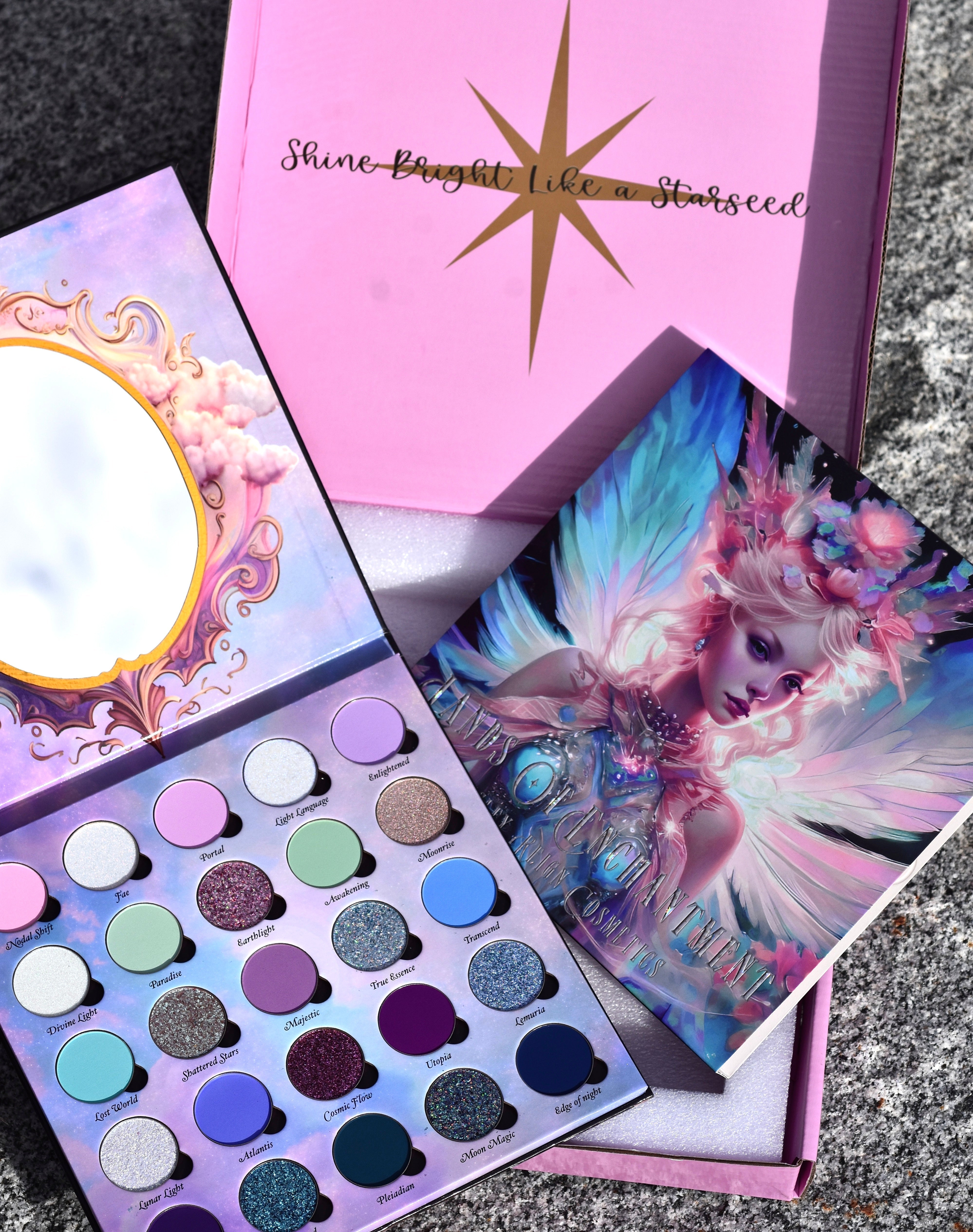 Lands of Enchantment Eyeshadow Palette - 12 Highly Pigmented Matte & Shimmer Shades for Day & Night Makeup Looks | Vegan & Cruelty-Free