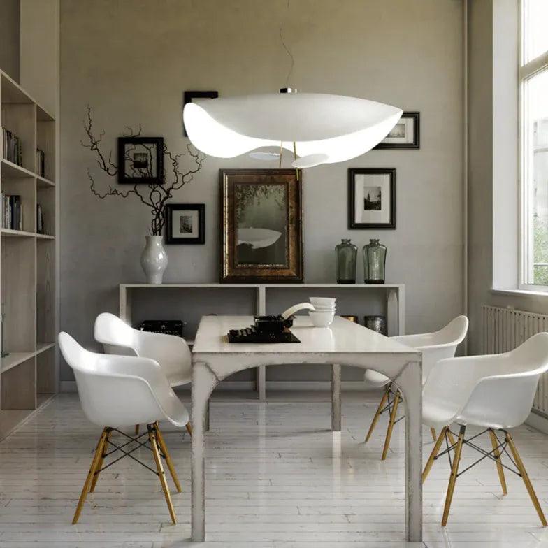 Modern Flush Mount Ceiling Light for Kitchen - Sleek Floating Clouds Design - Perfect for Dining Room, Bedroom & Hallway Lighting