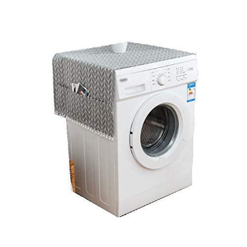 YFQHDD Universal Washing Machine & Refrigerator Cover - Waterproof Dustproof Protective Cover for Kitchen Appliances - Perfect for Laundry Room, Basement & Home Organization