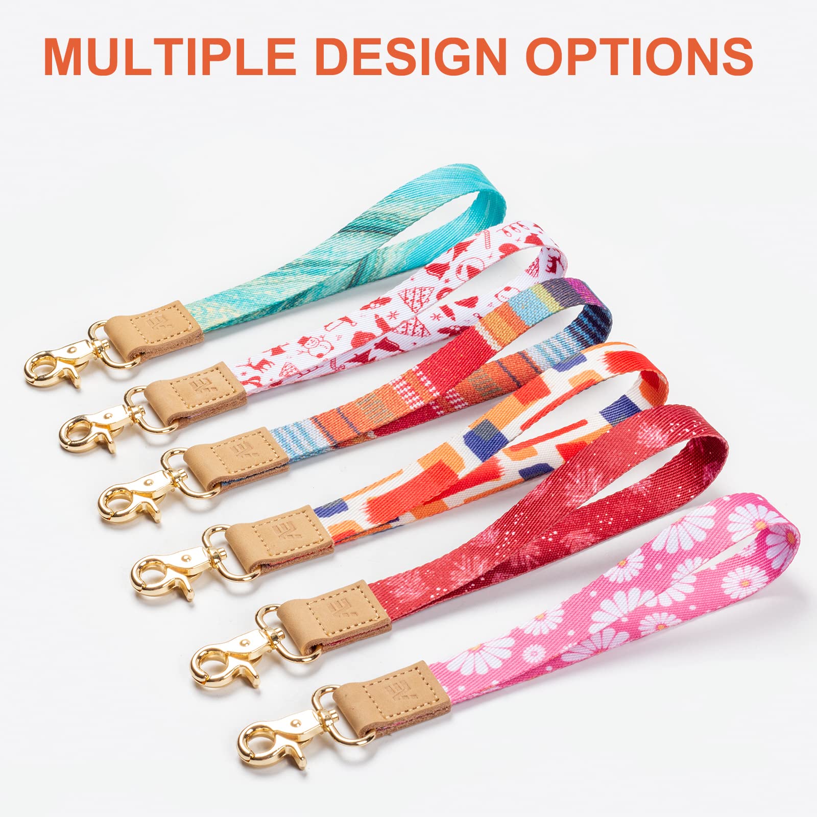 EcoVision Cute Keychain Lanyards for Women - Badge Holder with Keyrings for Office & Events