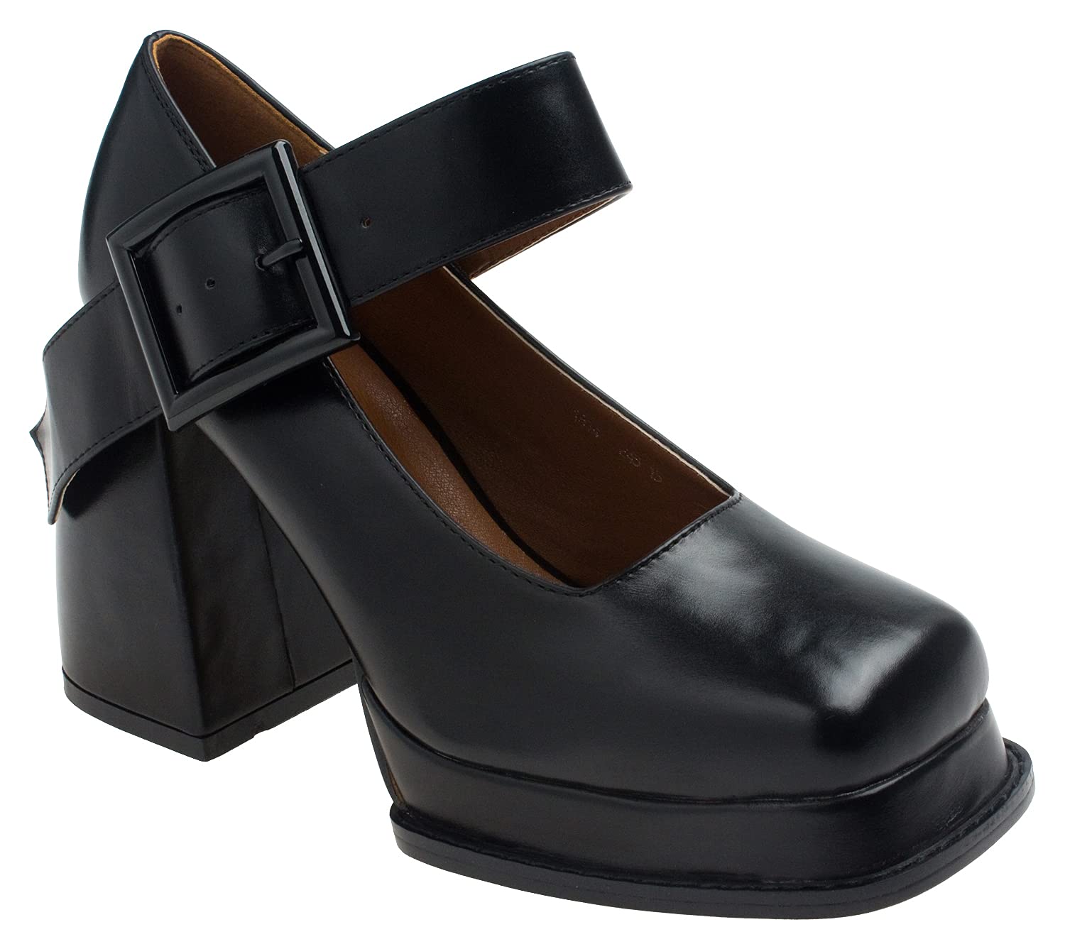 AnnaKastle Women's Chunky Platform Heel Mary Jane Pumps - Comfortable & Stylish Shoes for Work, Party, and Everyday Wear