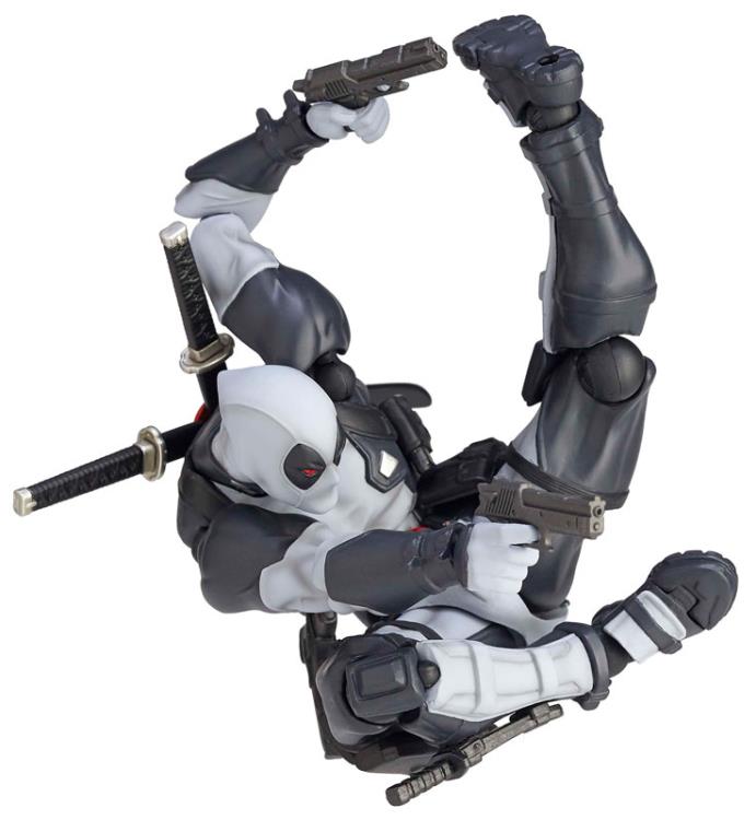 Amazing Yamaguchi Revoltech Deadpool X-Force Action Figure No. 001EX - Highly Articulated Collectible for Marvel Fans & Display