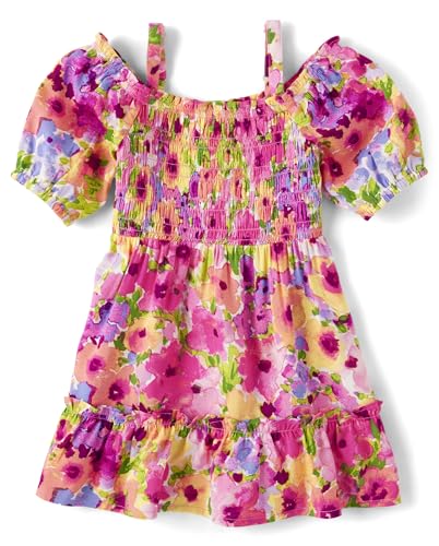 Madalyn Floral Cold Shoulder