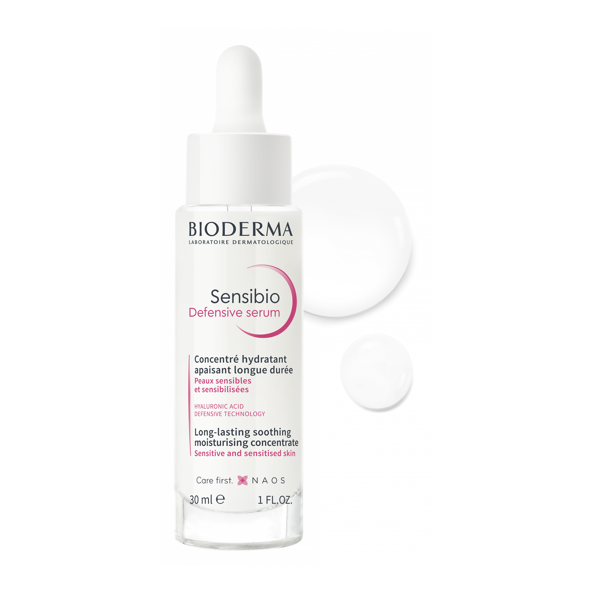 Bioderma Sensibio Defensive Serum for Sensitive Skin - Soothing & Hydrating Face Serum - Reduces Redness & Irritation - Perfect for Daily Skincare Routine & Post-Procedure Care