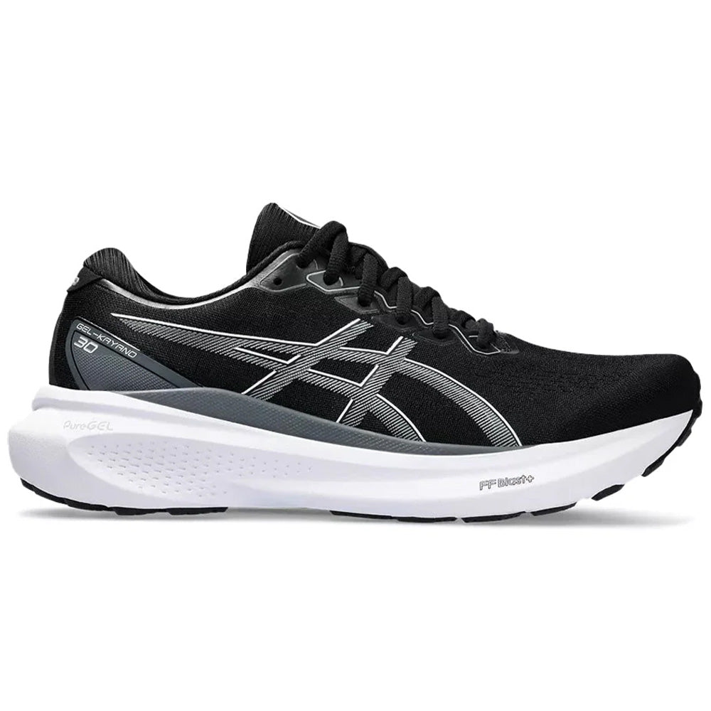 ASICS GEL-Kayano 30 Running Shoes for Men - Black/Sheet Rock - Size 7 D Medium - Premium Cushioned Stability Sneakers for Marathon Training & Daily Jogging