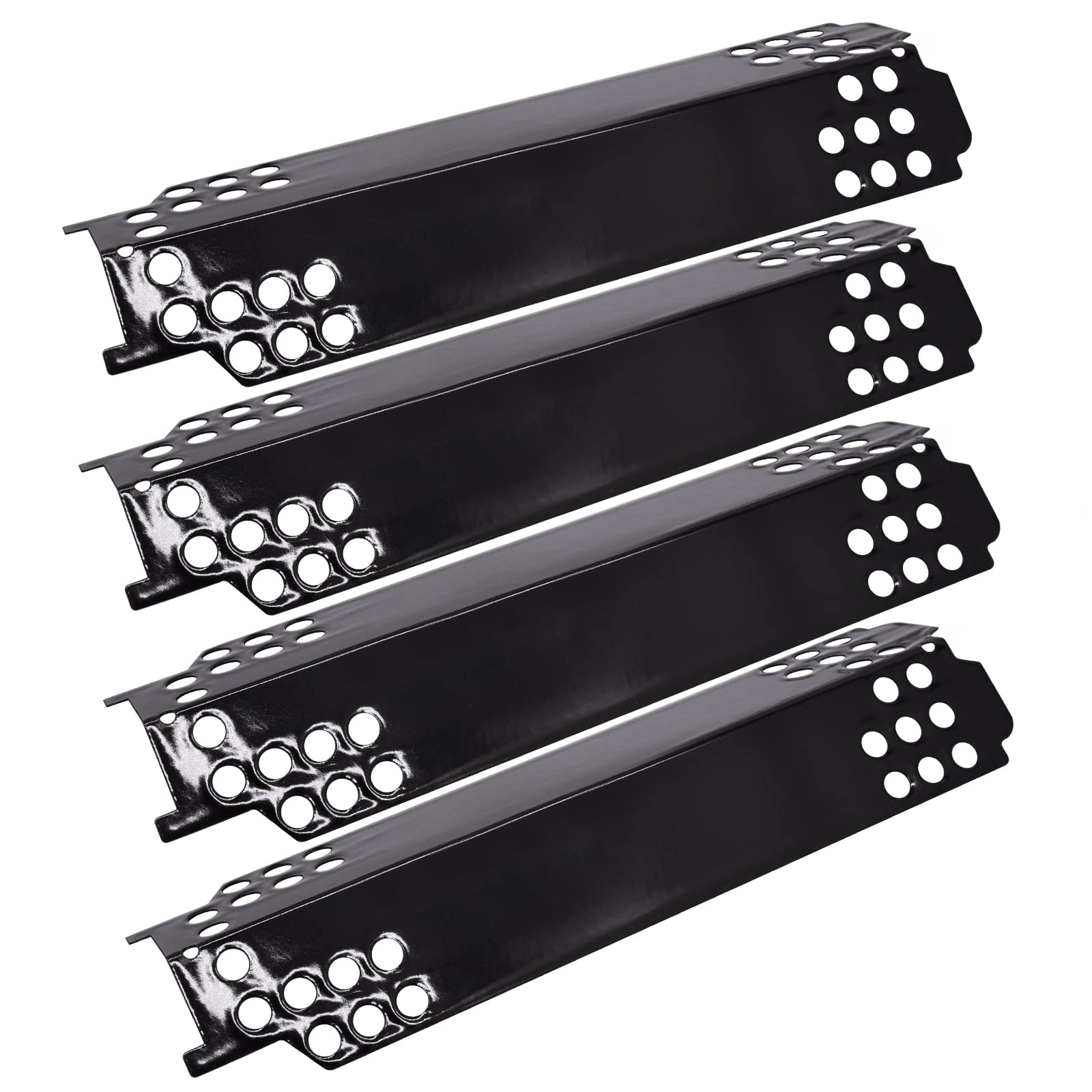 Hiorucet Porcelain Steel Grill Heat Plate Replacement for Charbroil Models 463436213, 463436215, 466334613, 466342014, 461334813, 463234413 - Durable Heat Tent Shields for Gas Grills | Perfect for Backyard BBQs, Camping & Outdoor Cooking