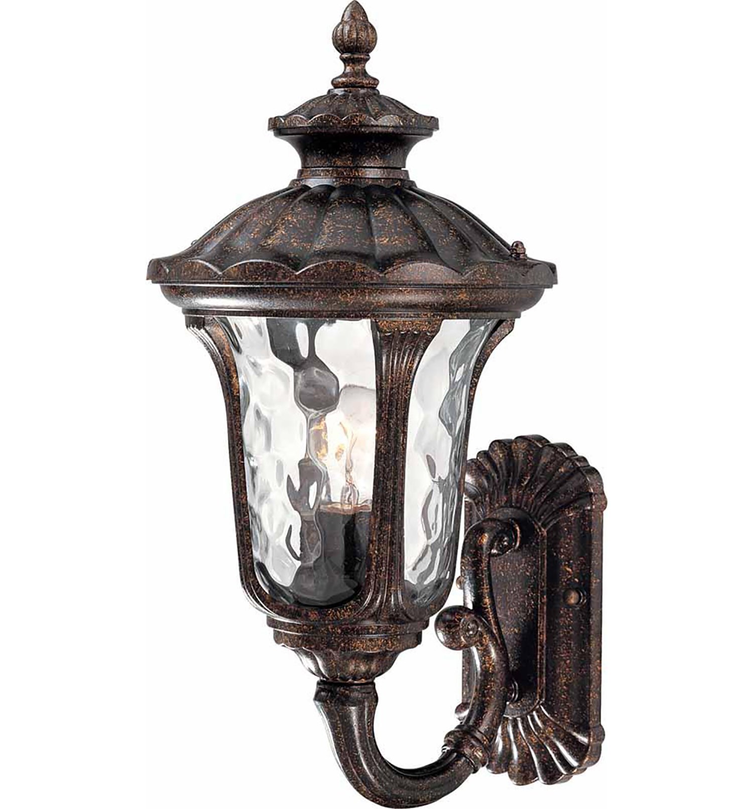 V8462-72 Vintage Bronze Outdoor Wall Light - Decorative Exterior Lighting Fixture for Porch, Patio, Garden, and Entryway