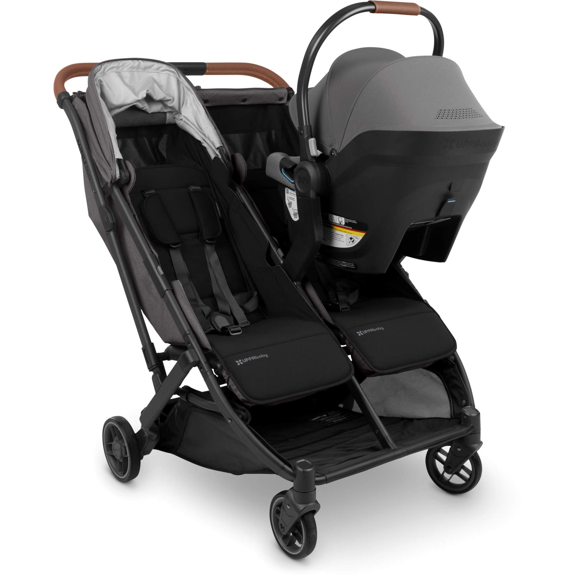 UPPAbaby Minu Duo Infant Car Seat Adapters - Compatible with Mesa, Mesa V2, Mesa Max & Aria - Perfect for Travel & Everyday Use with Strollers