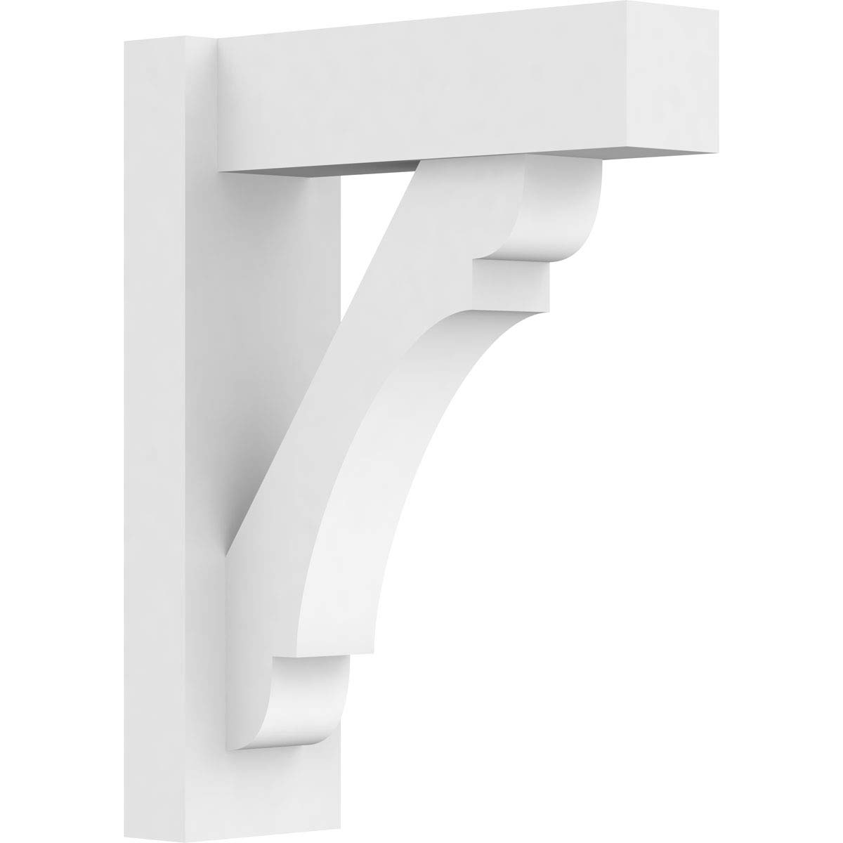 Ekena Millwork OUTP05X14X18OLY05 White PVC Outlooker - 5