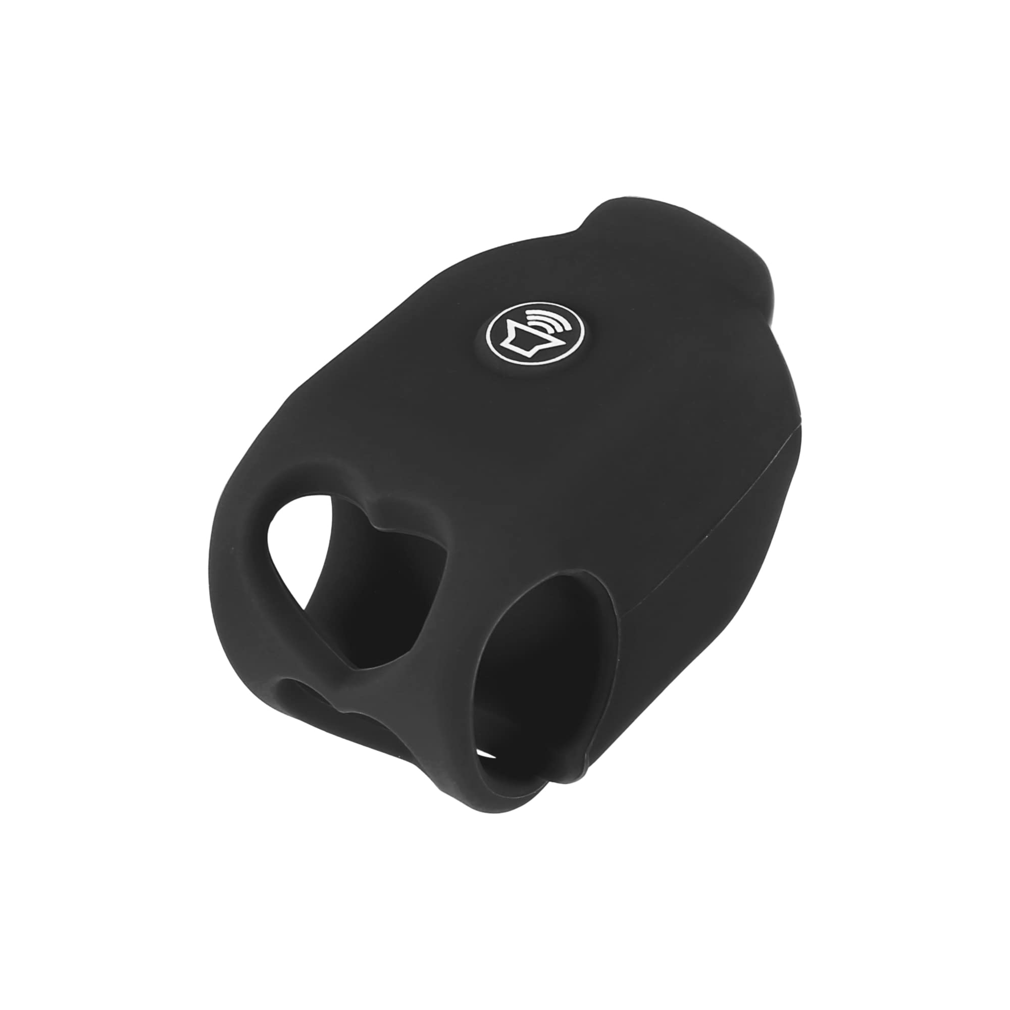 X AUTOHAUX Rechargeable Electric Bike Bell - Loud Bicycle Horn for Mountain & Road Bikes - Waterproof Silicone Cycling Bell - Perfect for Commuting, Trail Riding & Urban Cycling