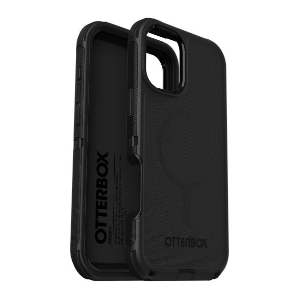 iPhone 16 Pro Max OtterBox Defender Series with MagSafe - Rugged Protective Case (Black) | Shockproof & Drop Protection for Outdoor, Work & Daily Use
