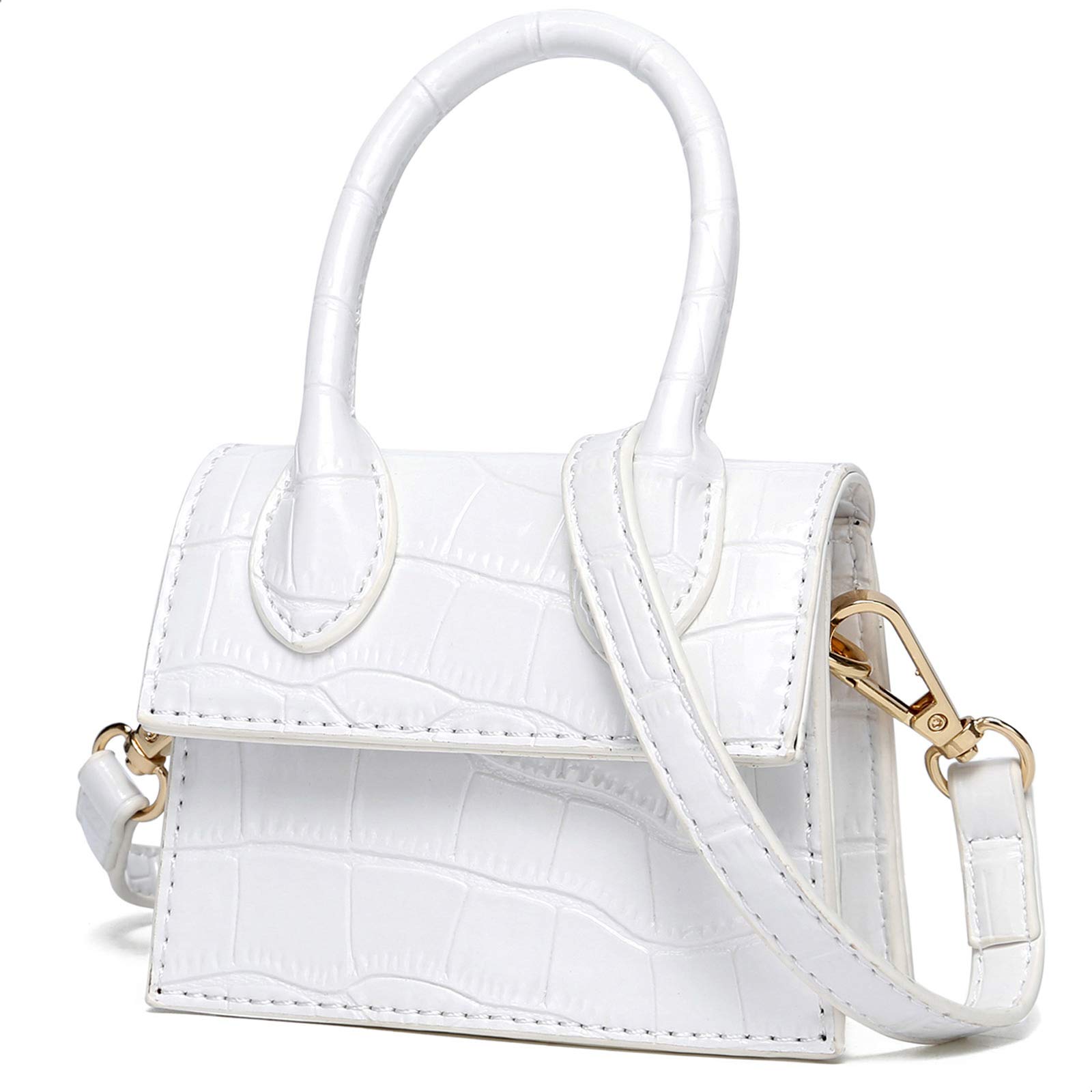 CATMICOO Mini Purse for Women - Small Crocodile Pattern Crossbody Bag for Everyday Use, Date Night & Travel Accessories