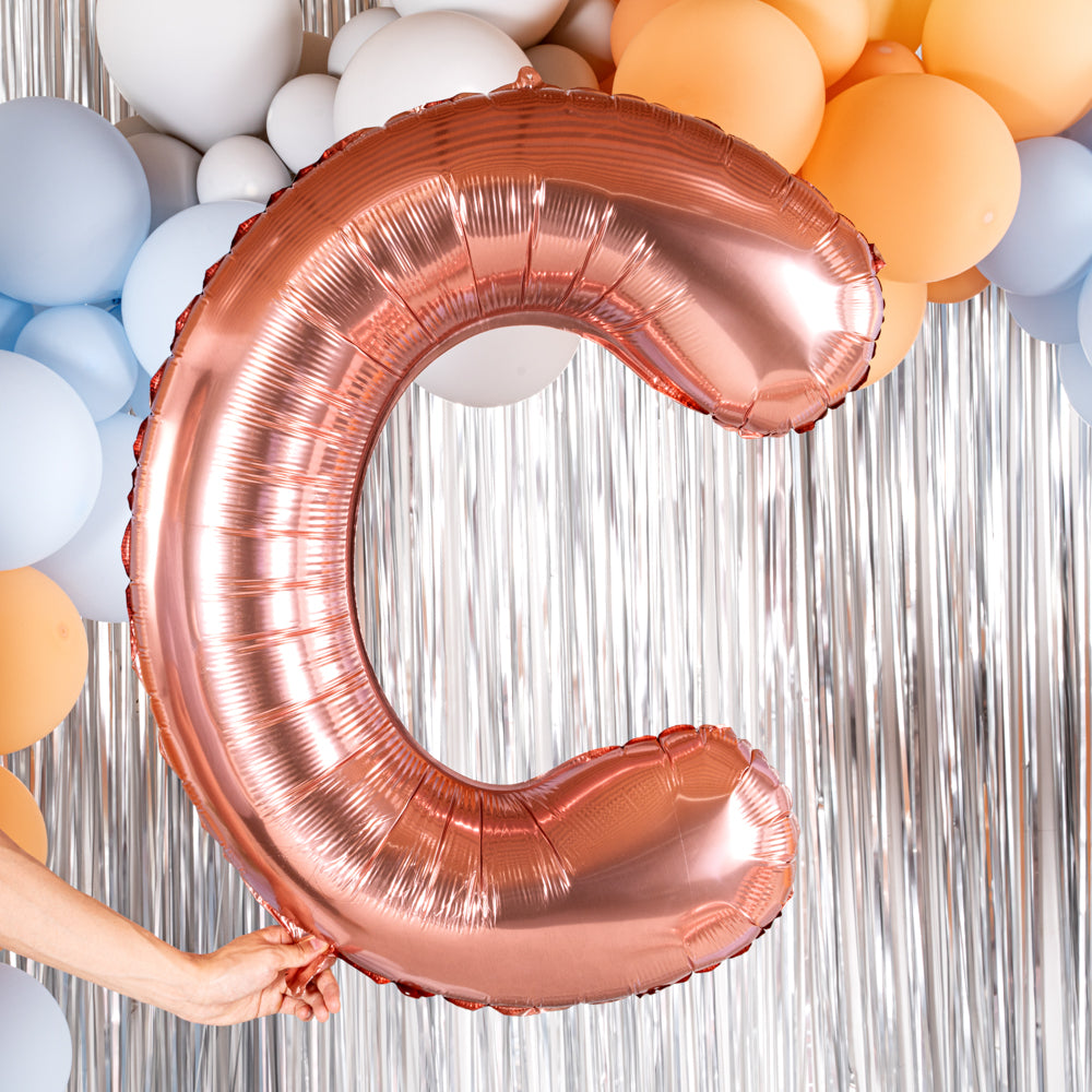 Balloonify Rose Gold Mylar Letter C Balloon - 40
