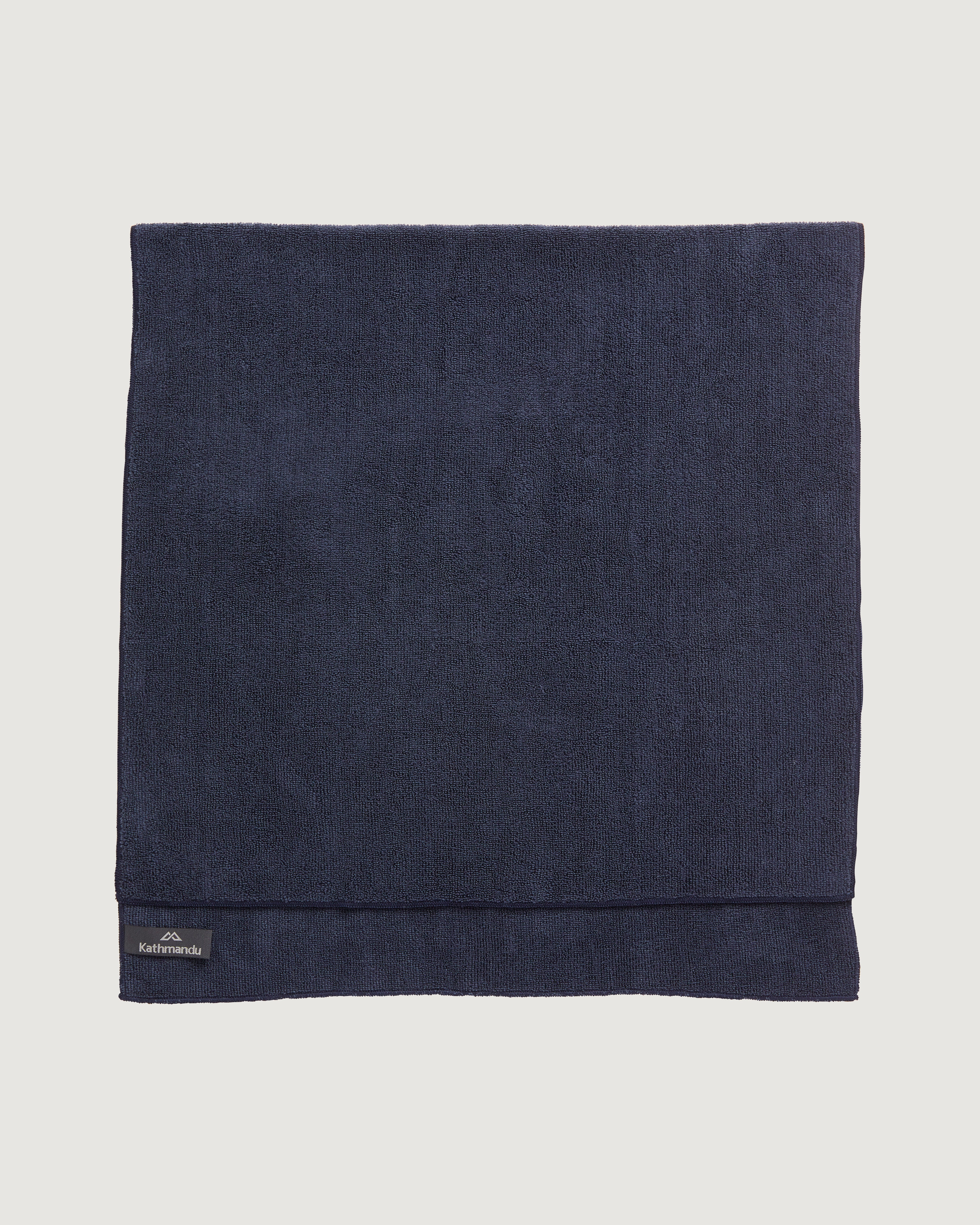 Premium Large Microfiber Towel - Ultra Absorbent, Quick Dry, Dark Blue - Perfect for Gym, Travel, Beach & Sports