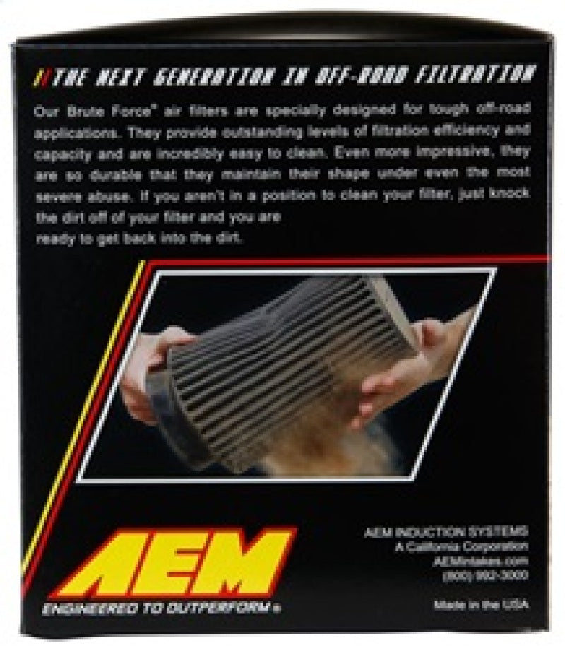 AEM Dryflow Conical Air Filter 6