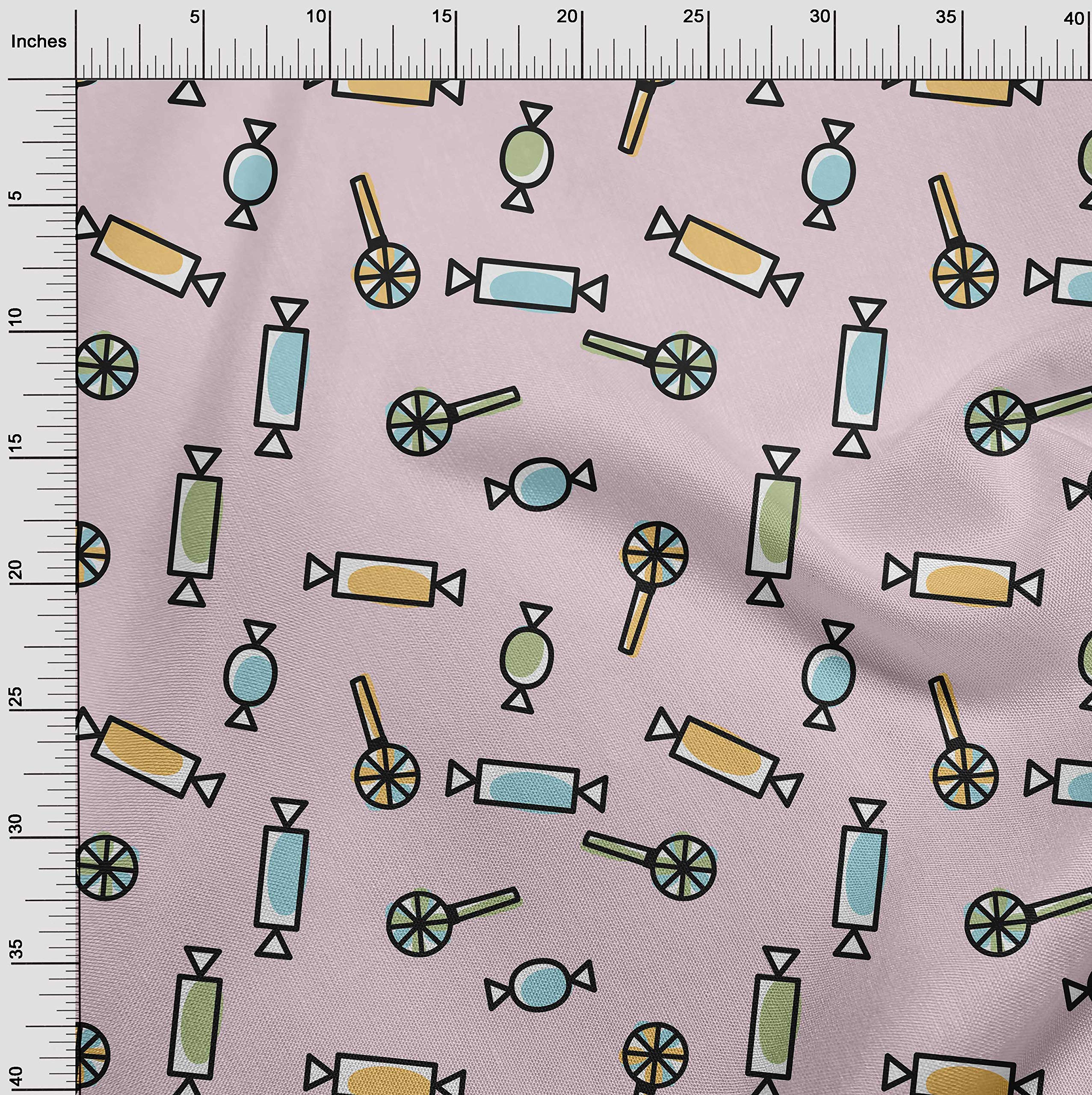 oneOone Cotton Cambric Rose Pink Fabric - 42 Inch Wide Quilting & Sewing Material for Kids Crafts, DIY Projects, and Home Decor | Perfect for Dresses, Quilts, and Scrapbooking