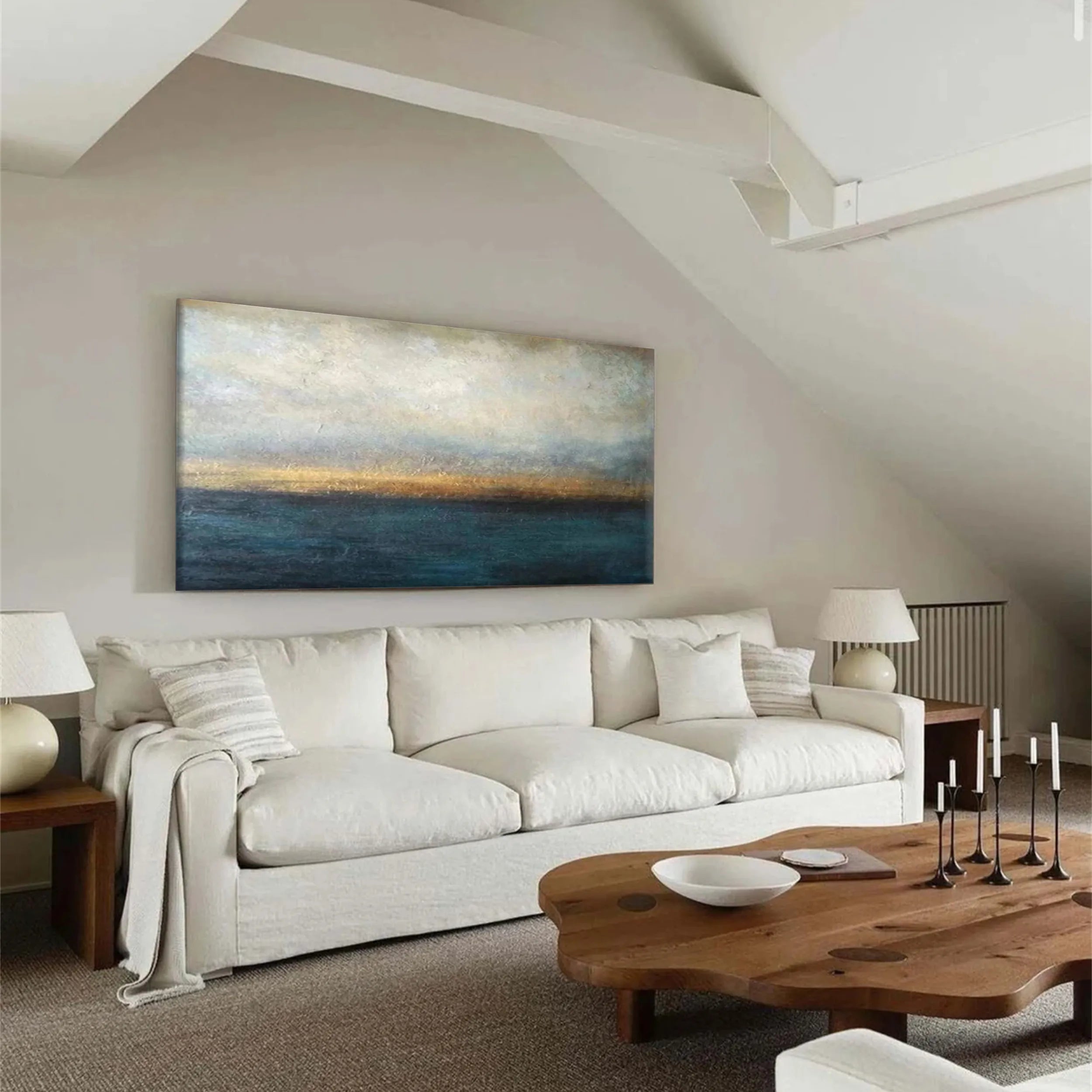 Abstract Painting #AB 128 - Modern Wall Art for Home & Office Decor - Perfect for Living Room, Bedroom, or Workspace
