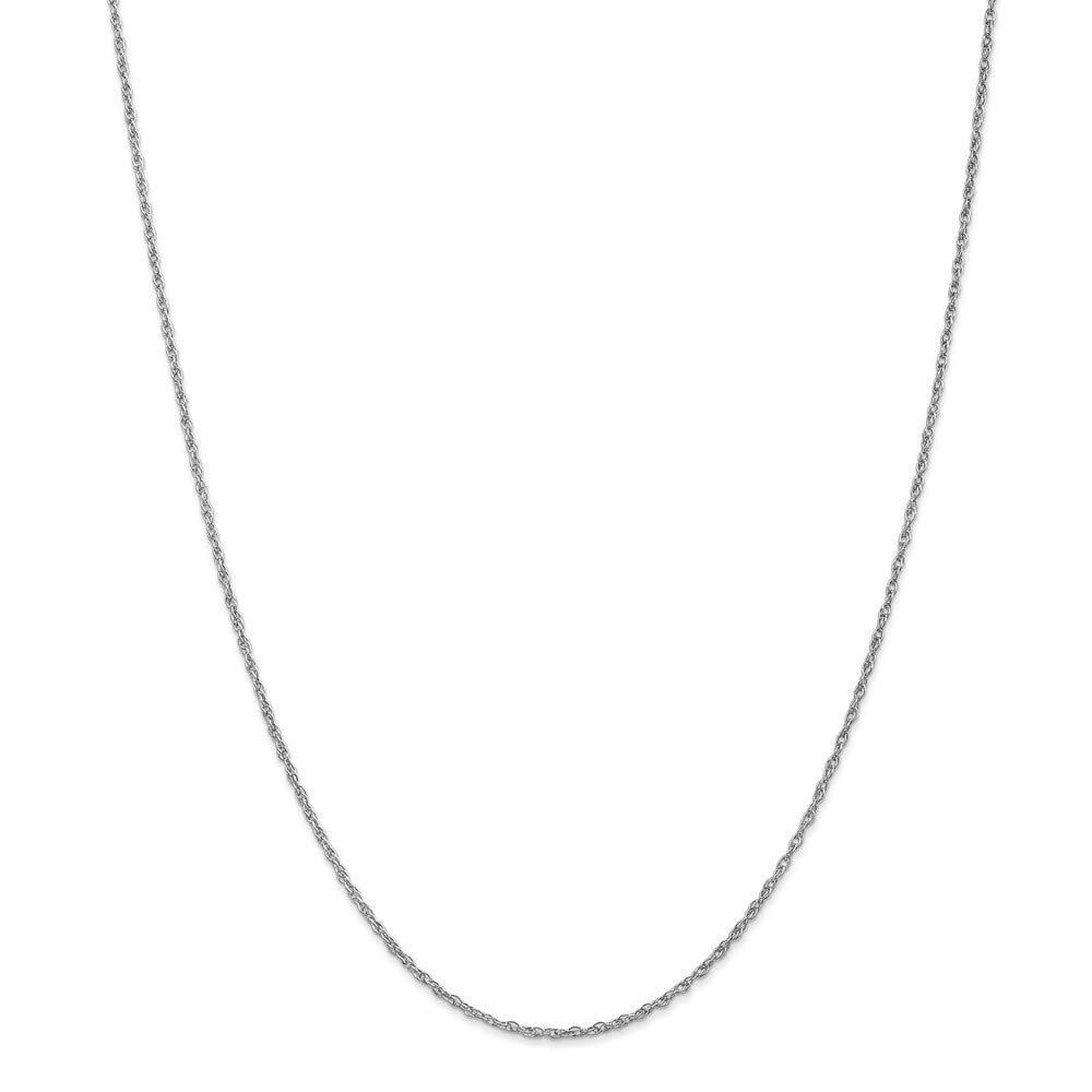 14K Gold 1.3mm Heavy Baby Rope Chain Necklace for Women - 14