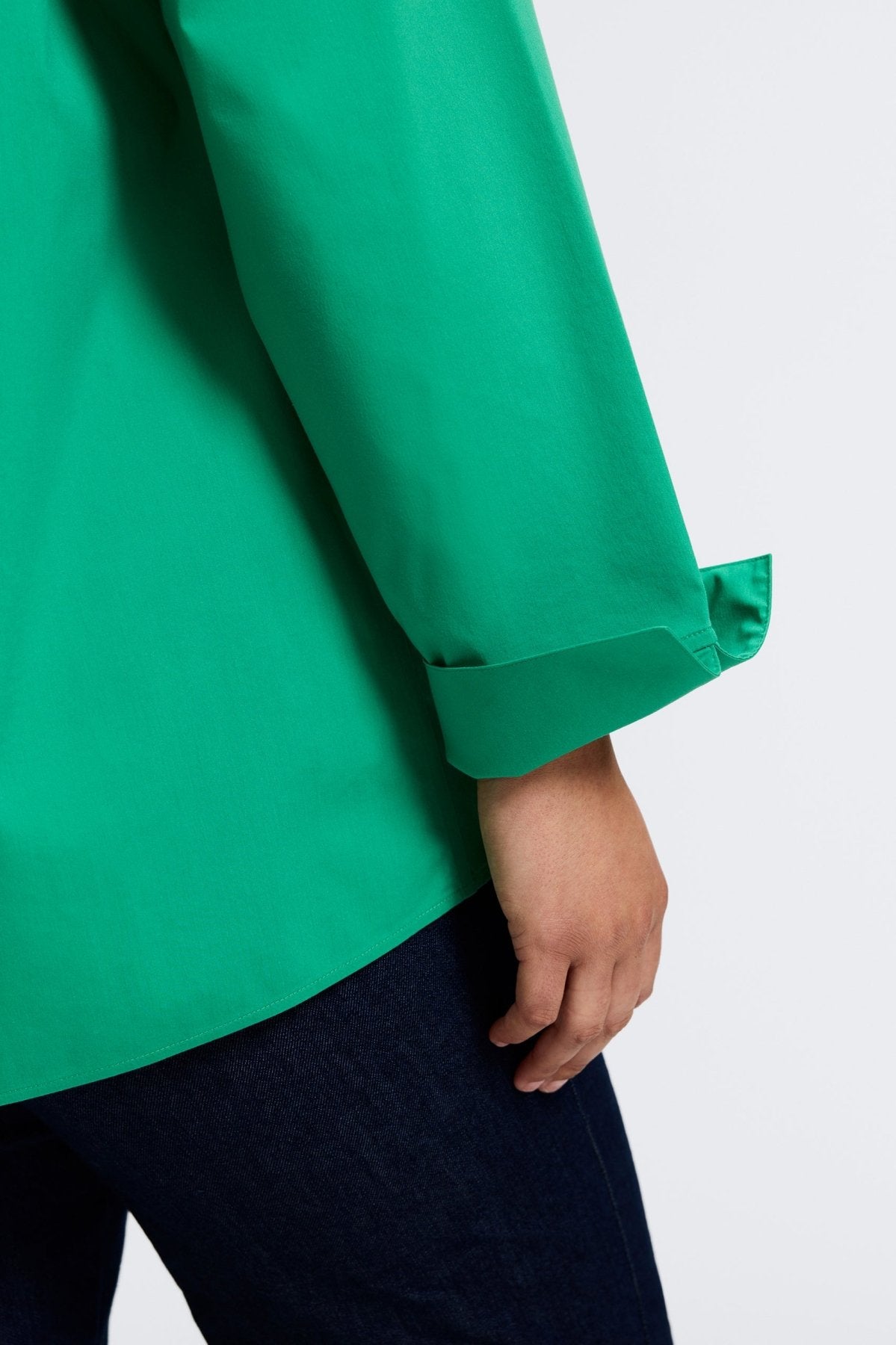 Agnes Plus Wrinkle-Free Stretch Long Sleeve Popover Shirt for Women | Comfortable Office & Casual Wear | Easy Care Business & Travel Shirt
