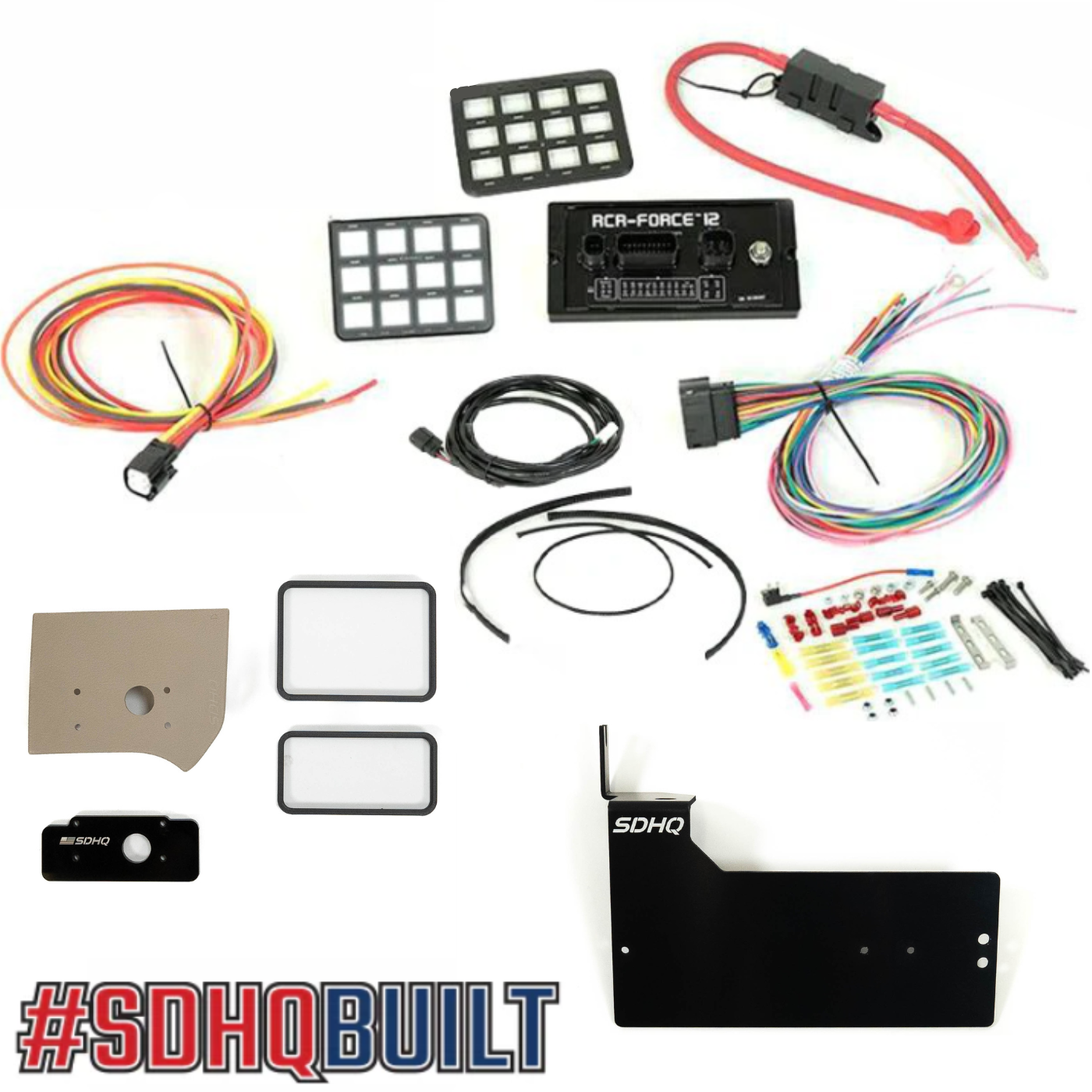 2019-2025 Ram 2500/3500 Heavy Duty SDHQ Built Complete Switch Pros RCR FORCE 12 Kit - Off-Road Lighting Control System for Truck & Overlanding Adventures