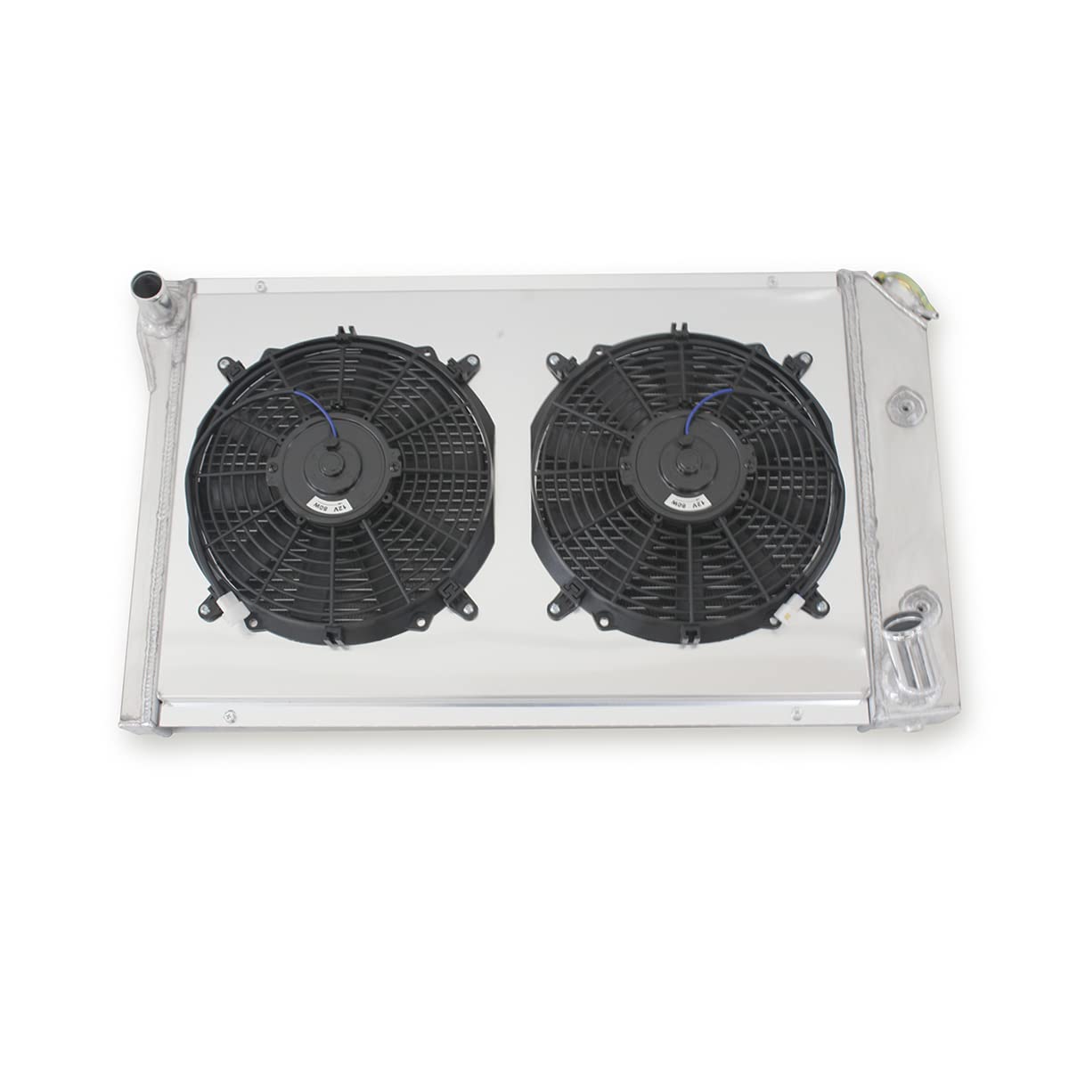 High-Performance 3-Row Aluminum Radiator with Fan Shroud (2x12