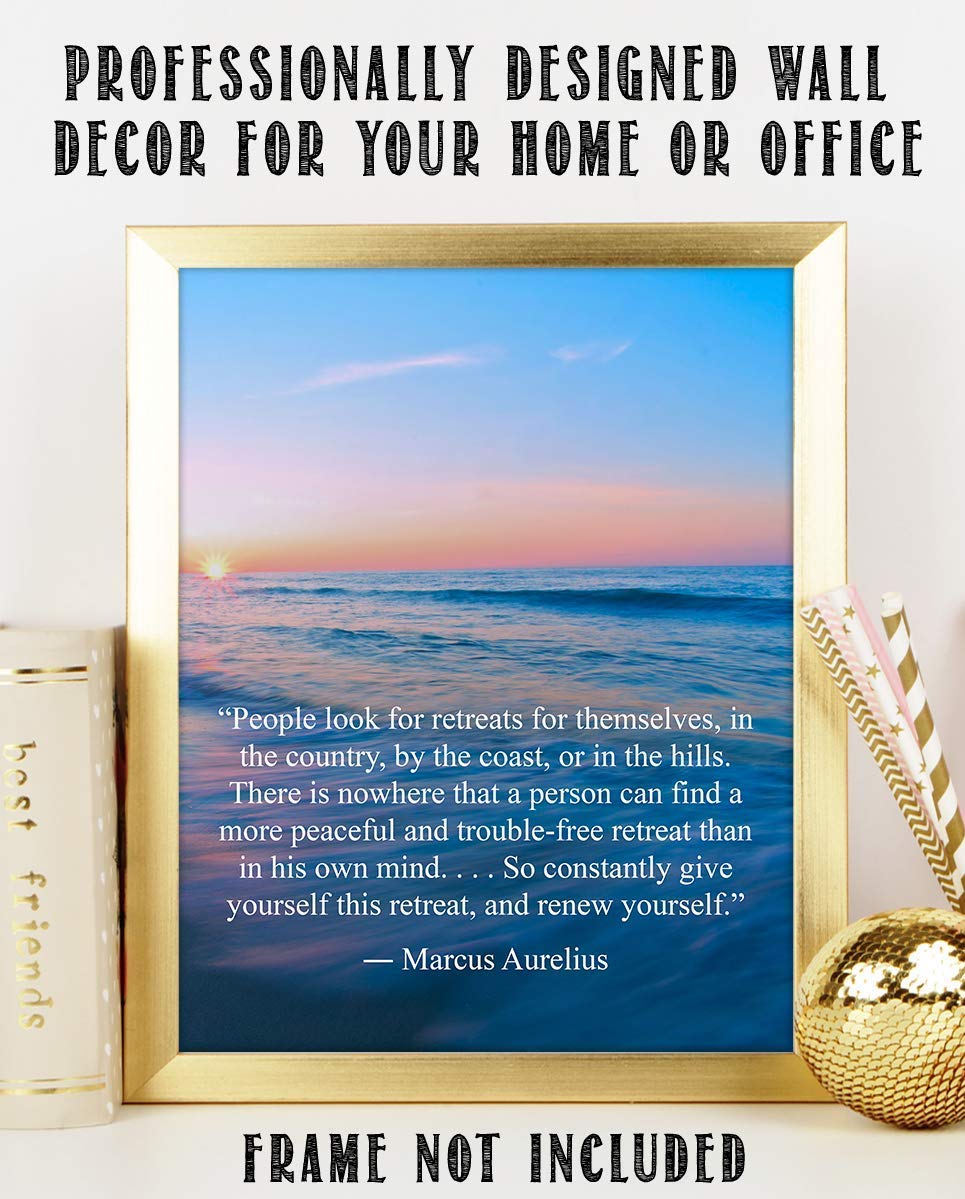 Marcus Aurelius Quote Wall Art Print - 8x10