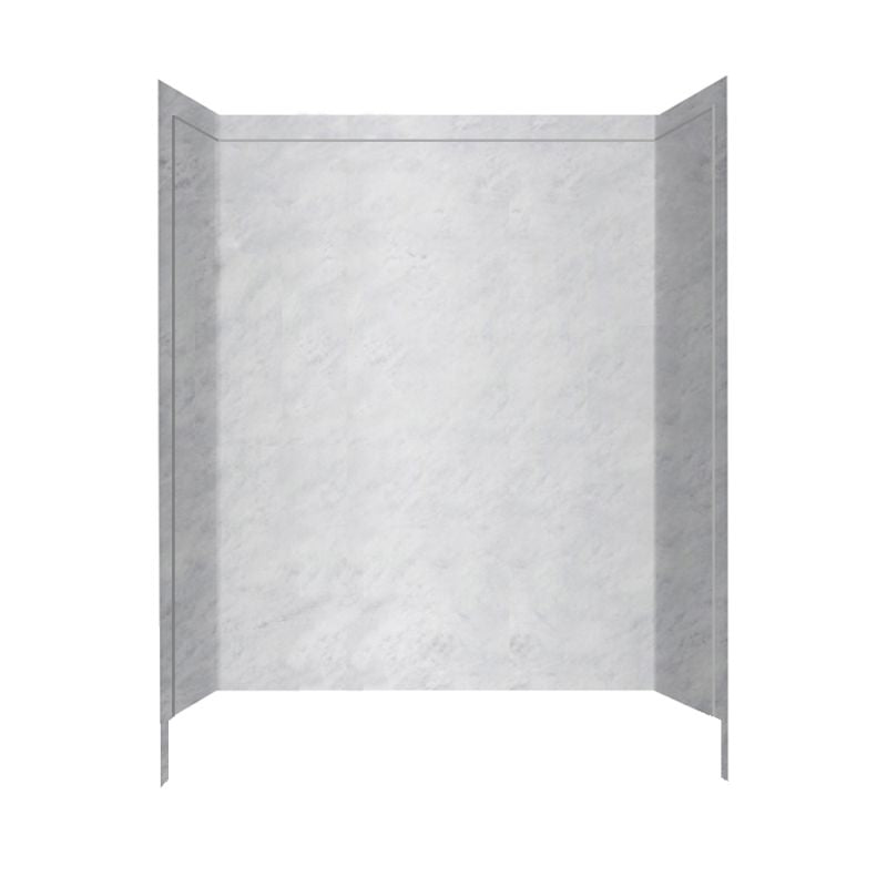 32 x 60 Inch Swanstone Bathtub Wall Kit with Molded Trim - Durable Acrylic Shower Surround for Bathroom Remodel, Waterproof & Mold-Resistant (Perfect for Modern Home Renovations)