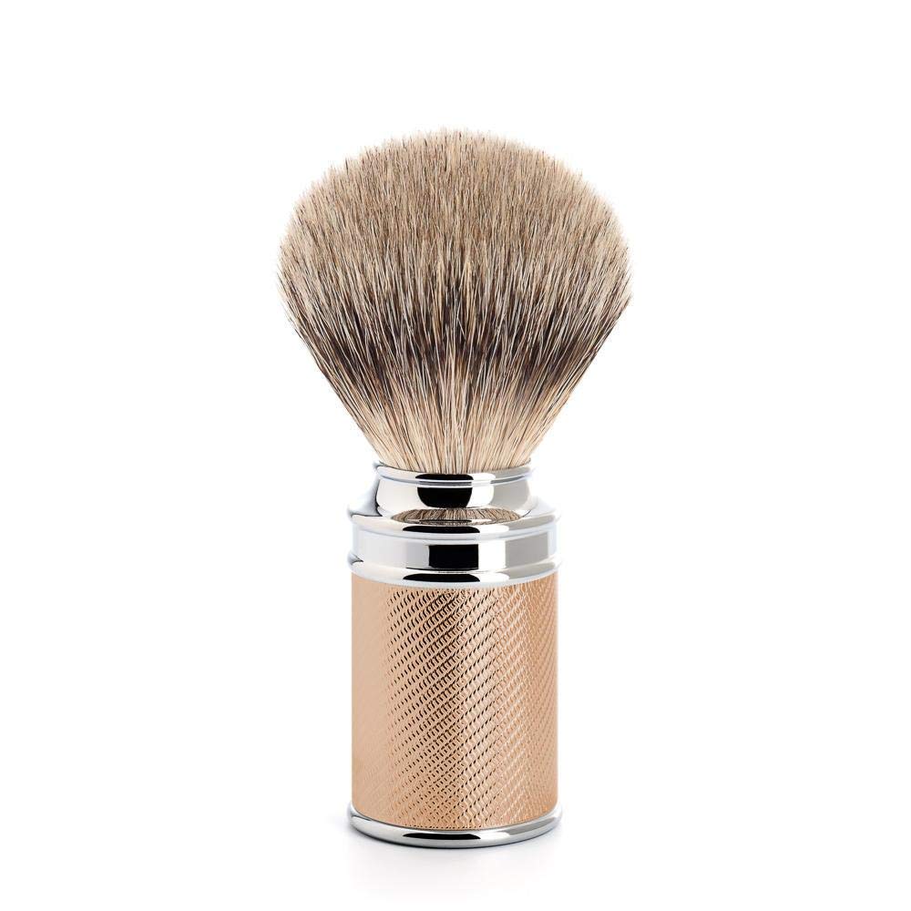 Premium MÜHLE Silvertip Badger Hair Safety Razor Set with Open Comb - Professional Barbershop Quality for Smooth Daily Shaving - Ideal for Home Grooming, Travel & Gift Giving