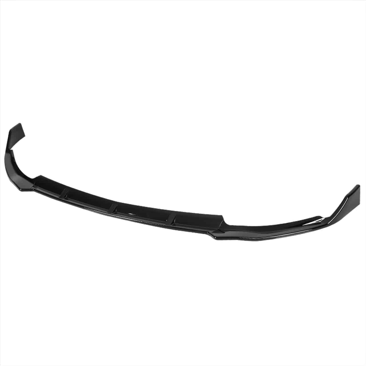 2019-2021 Mercedes Benz W205 C Class Front Bumper Lip - Glossy Black Polypropylene 3PC Splitter | Enhance Sporty Look & Aerodynamics for C300, C43 AMG Models