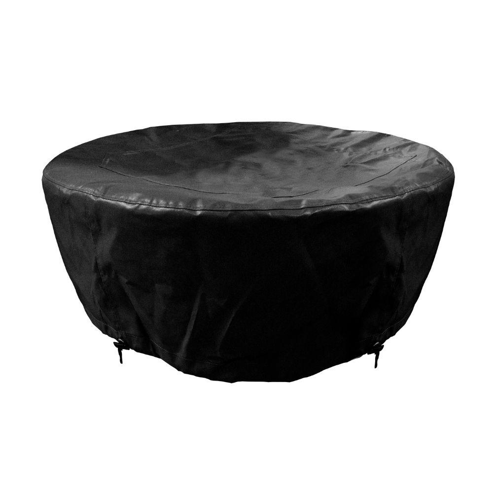 Firegear Sanctuary 30 Inch Round Concrete Gas Fire Bowl - Outdoor Patio Heater for Backyard, Garden & Poolside Gatherings