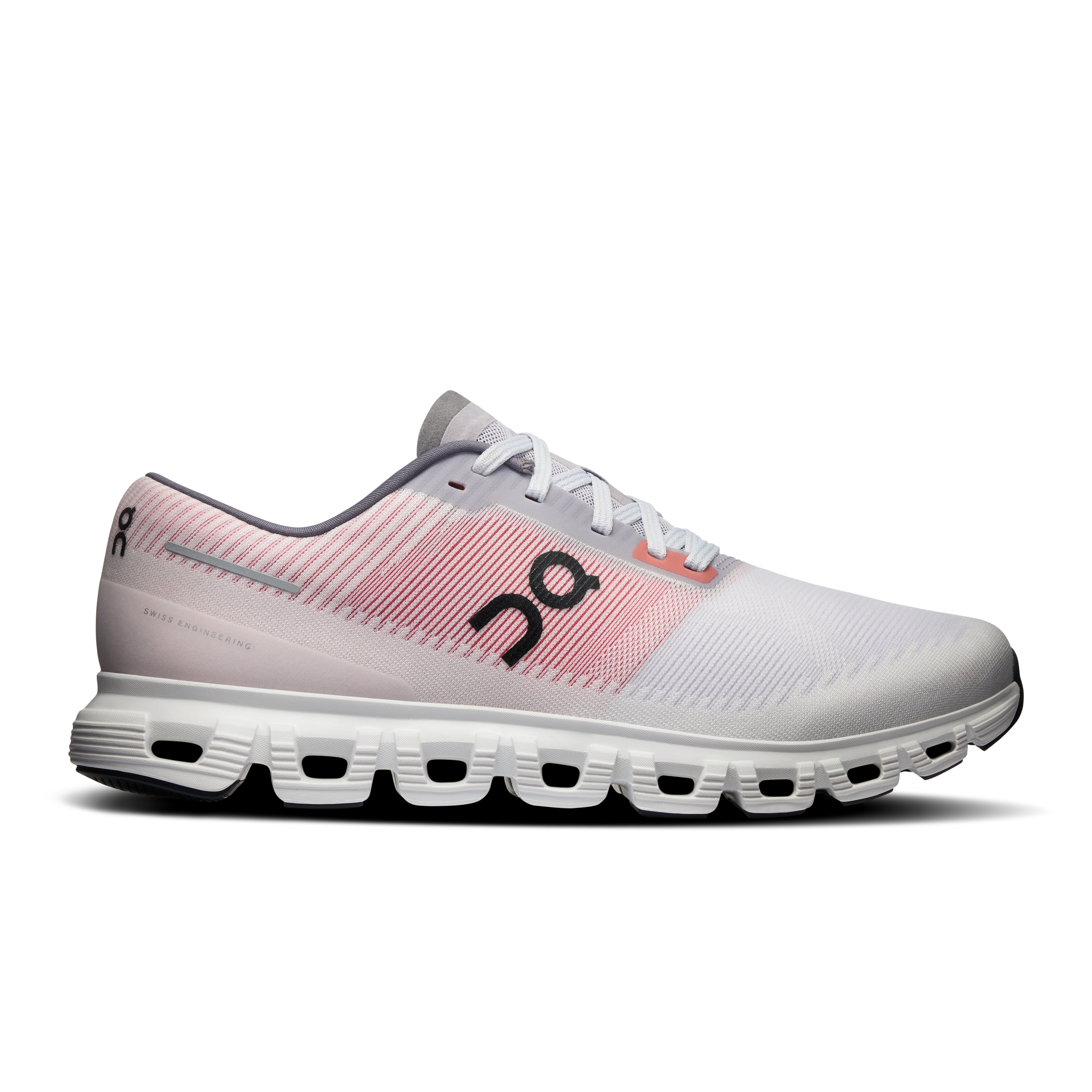 On Running Men's Cloud 6 Push Running Shoes - Lightweight & Cushioned - Lavender/Red Color - Perfect for Jogging, Gym Workouts & Daily Wear
