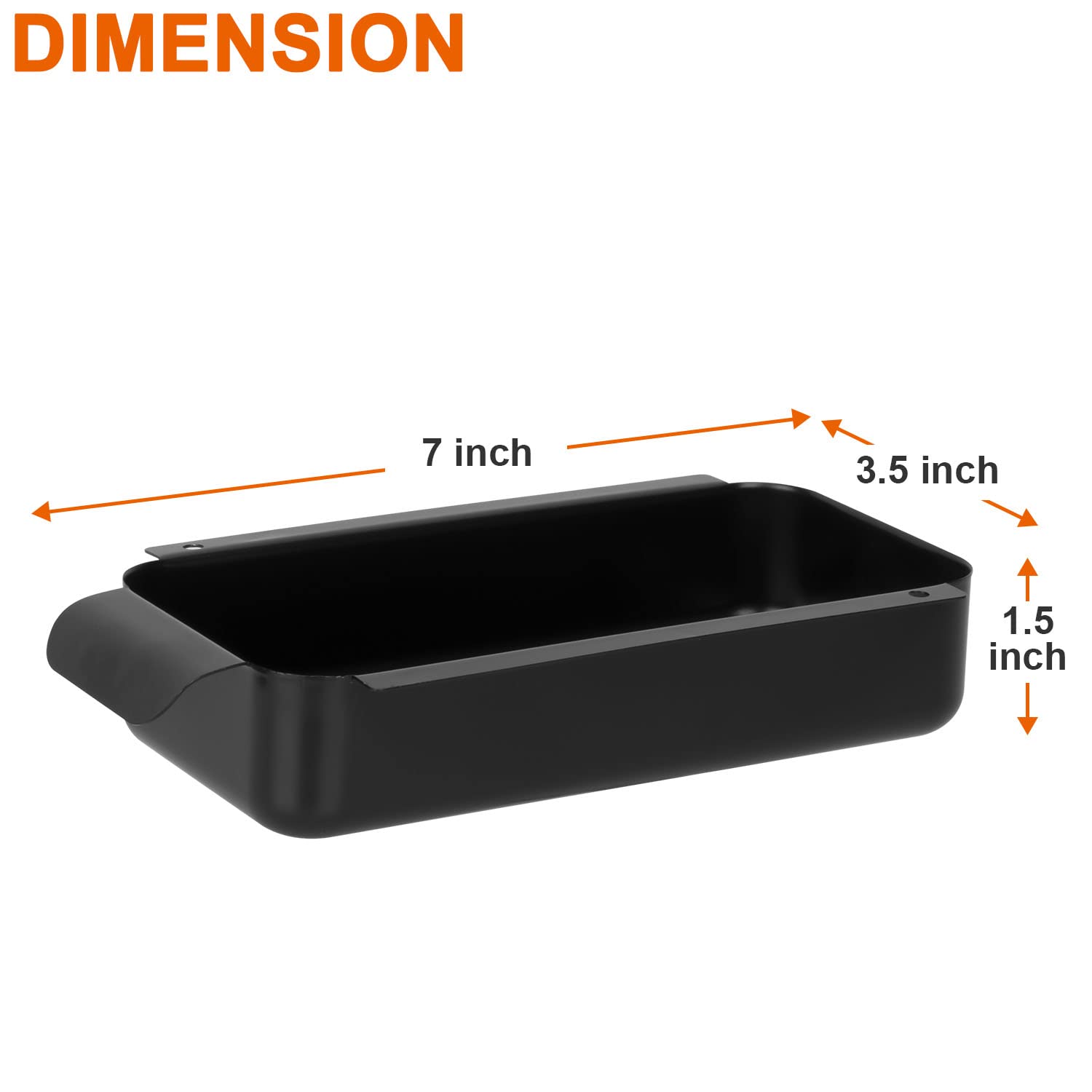 Char-Broil 9328812P06 G416-0015-W1 Replacement BBQ Grease Pan - Black Steel Drip Tray for Most Charbroil Gas Grills - Perfect for Outdoor Cooking, Backyard Grilling & Easy Cleanup