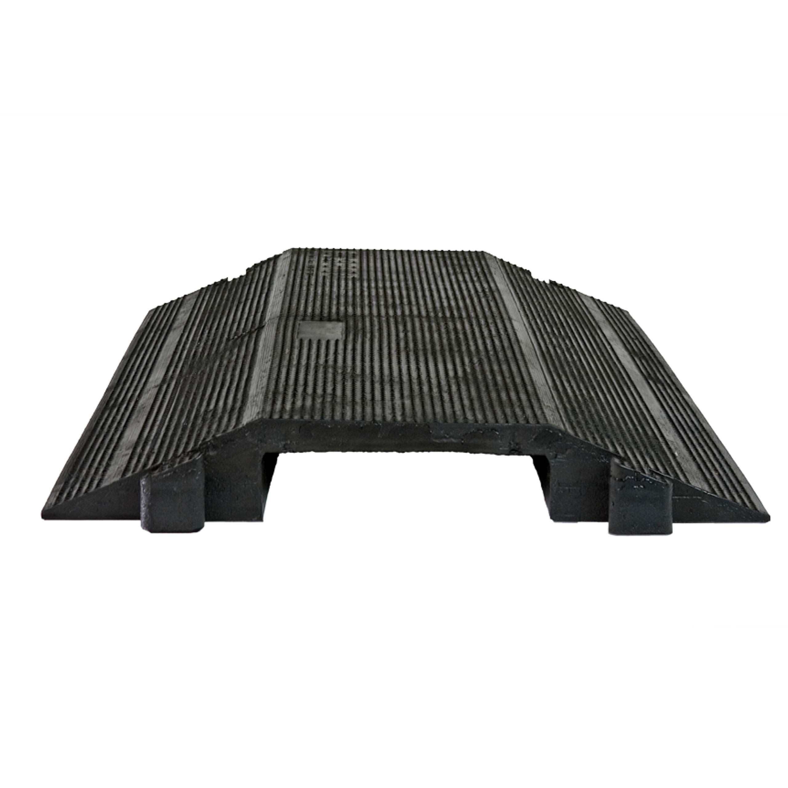 Heavy Duty Cable Protector - Black Cable Guard Drop Over Cover (Model 8200) for Floor Cord Protection - Ideal for Offices, Events, and Home Safety