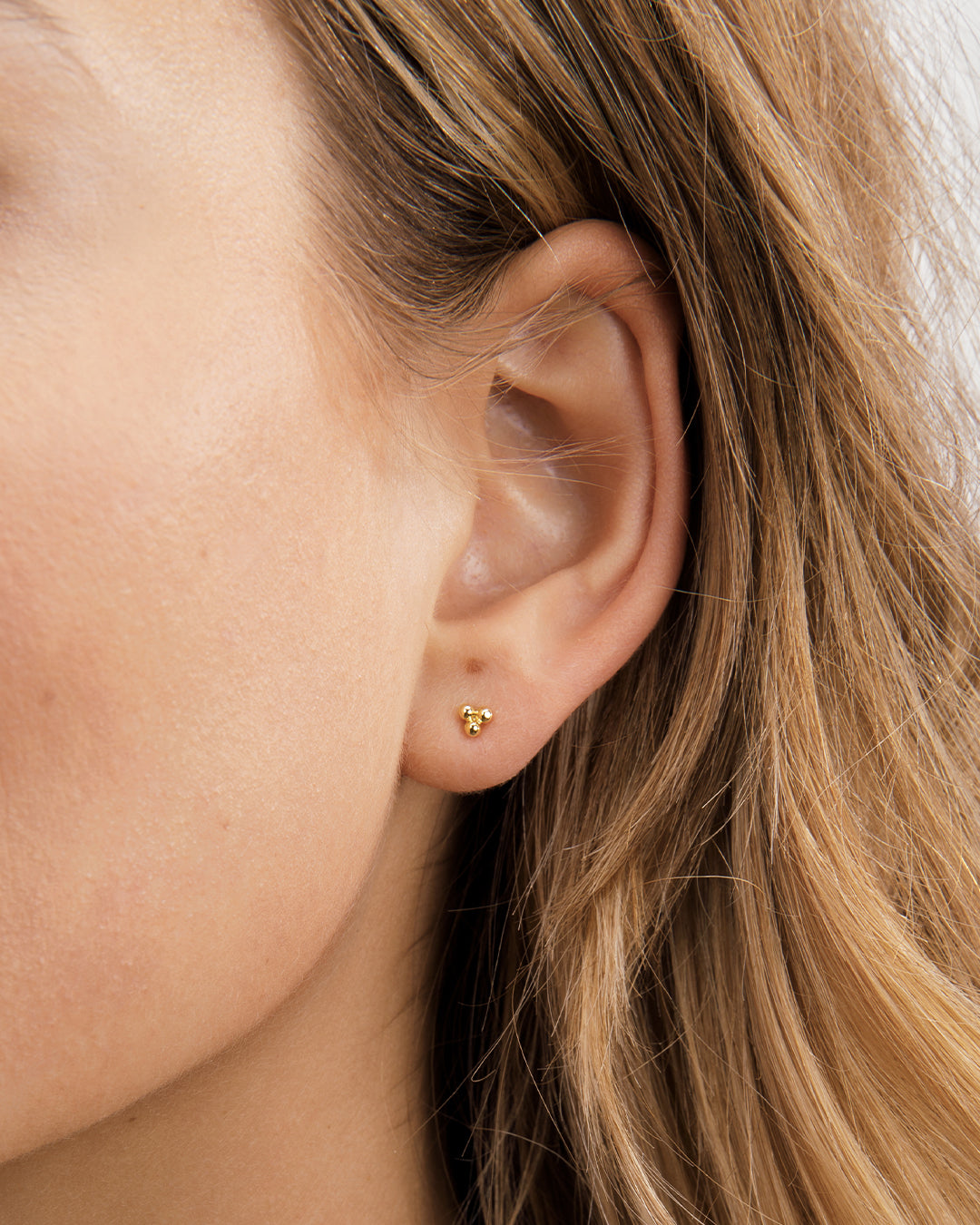 Bali Single Stud Earrings for Women - 925 Sterling Silver Minimalist Dainty Studs - Perfect for Everyday Wear, Work, and Special Occasions