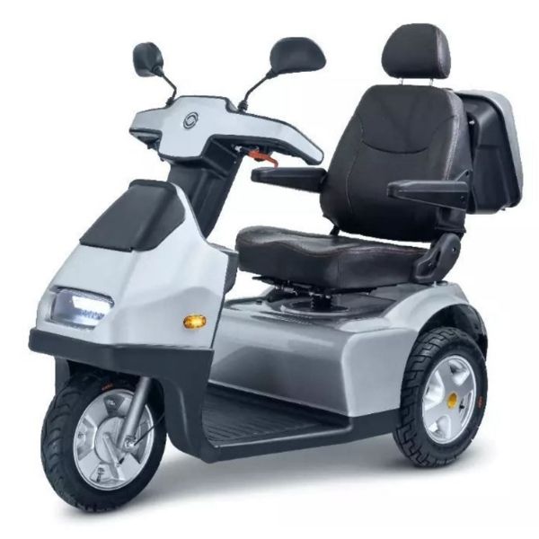 AFIKIM Afiscooter S3 3-Wheel Mobility Scooter for Adults - Lightweight Electric Scooter for Seniors & Disabled - Indoor/Outdoor Use for Shopping, Parks & Travel