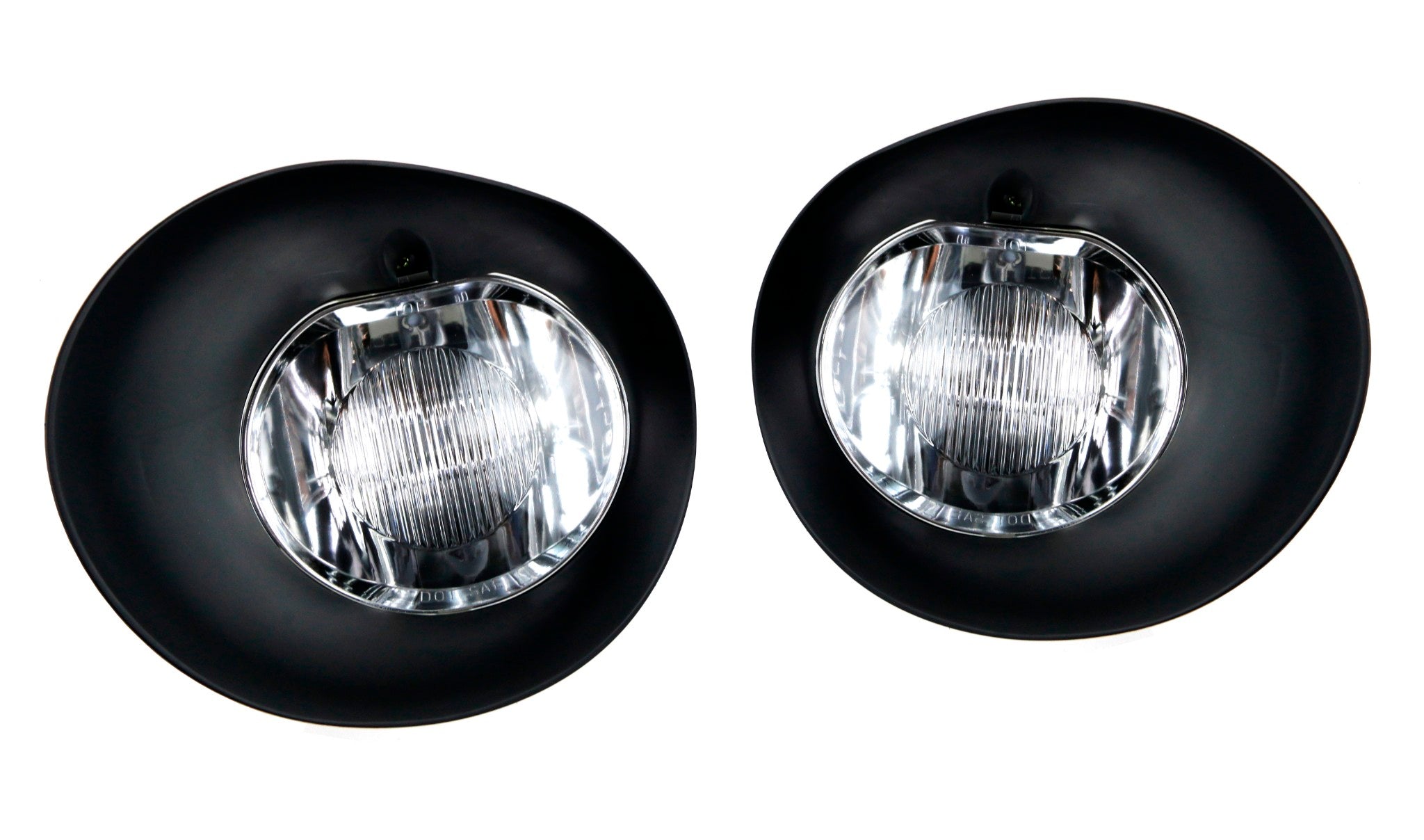 Clear Lens Fog Lights with White LED Bulbs - Compatible with Dodge RAM 1500/2500/3500 - Durable Cover & Wire - Perfect for Off-Roading, Night Driving & Foggy Conditions