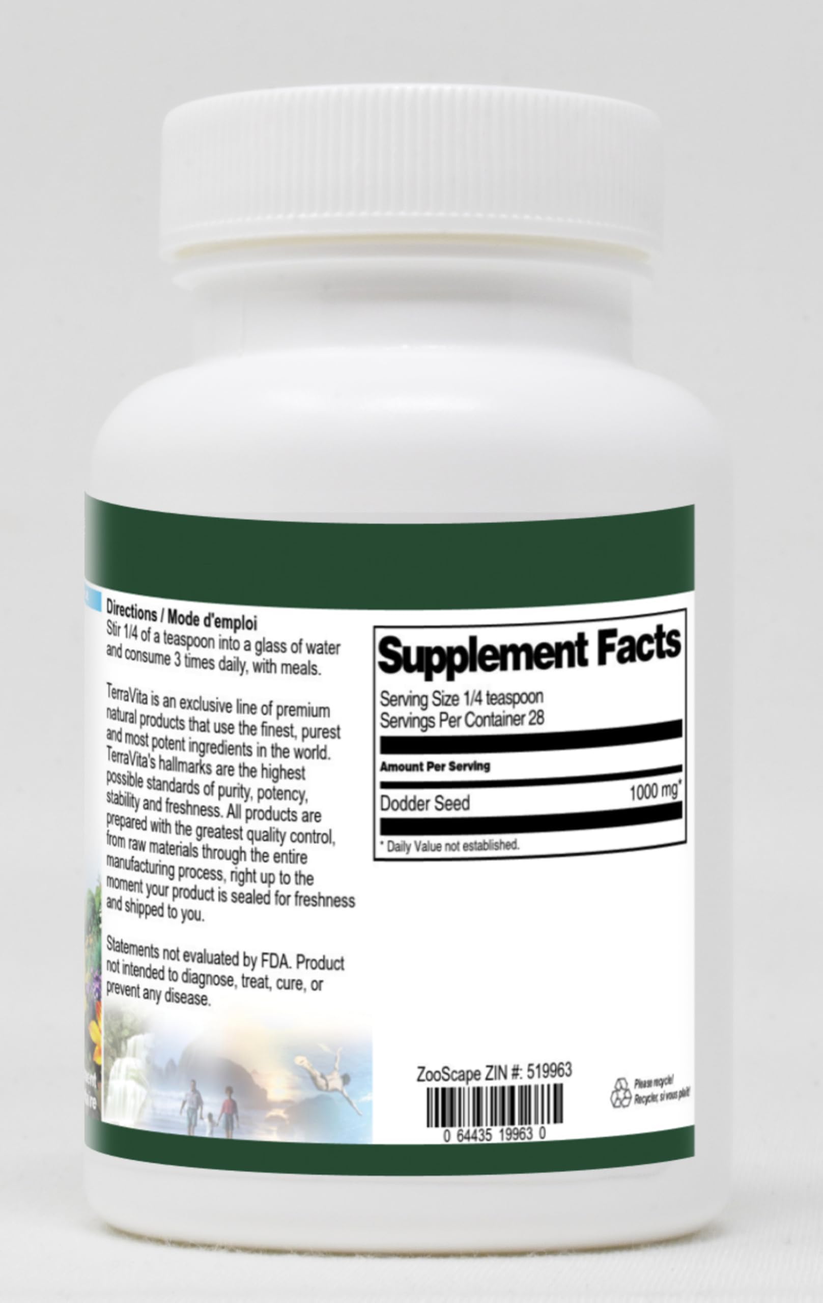 Premium Dodder Seed Powder (1 oz) - Organic & Natural Herbal Supplement for Wellness - Supports Immune & Digestive Health - Perfect for Smoothies, Teas & Herbal Remedies
