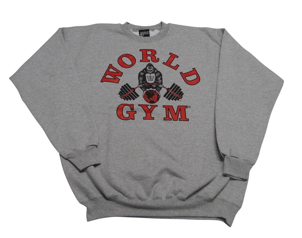 Premium World Gym Sweatshirt - BSS01 - Comfortable Workout Hoodie for Men & Women - Perfect for Gym, Running & Casual Wear
